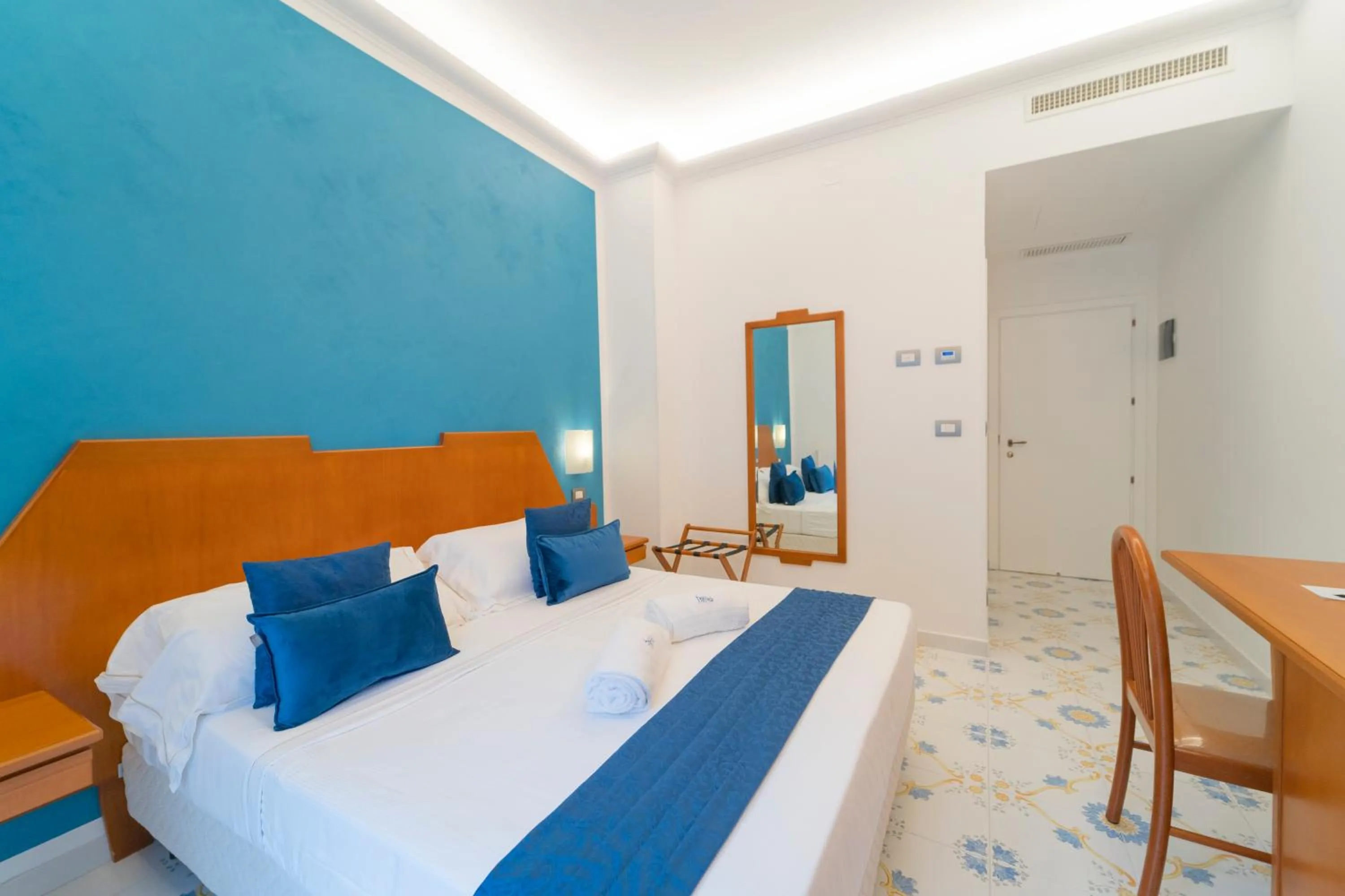 Bed in Hotel San Pietro