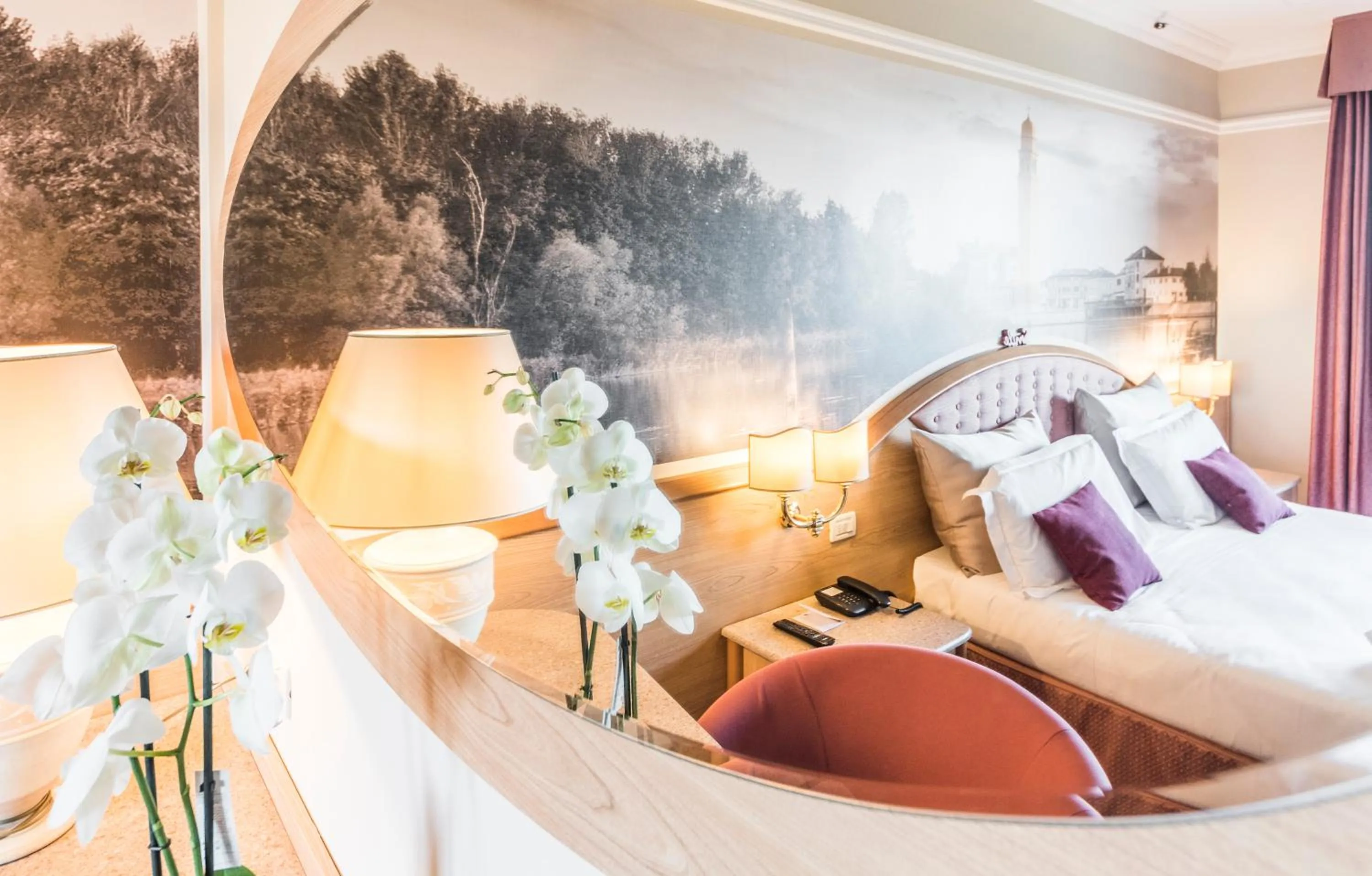 Decorative detail, Bed in Villa Fiorita