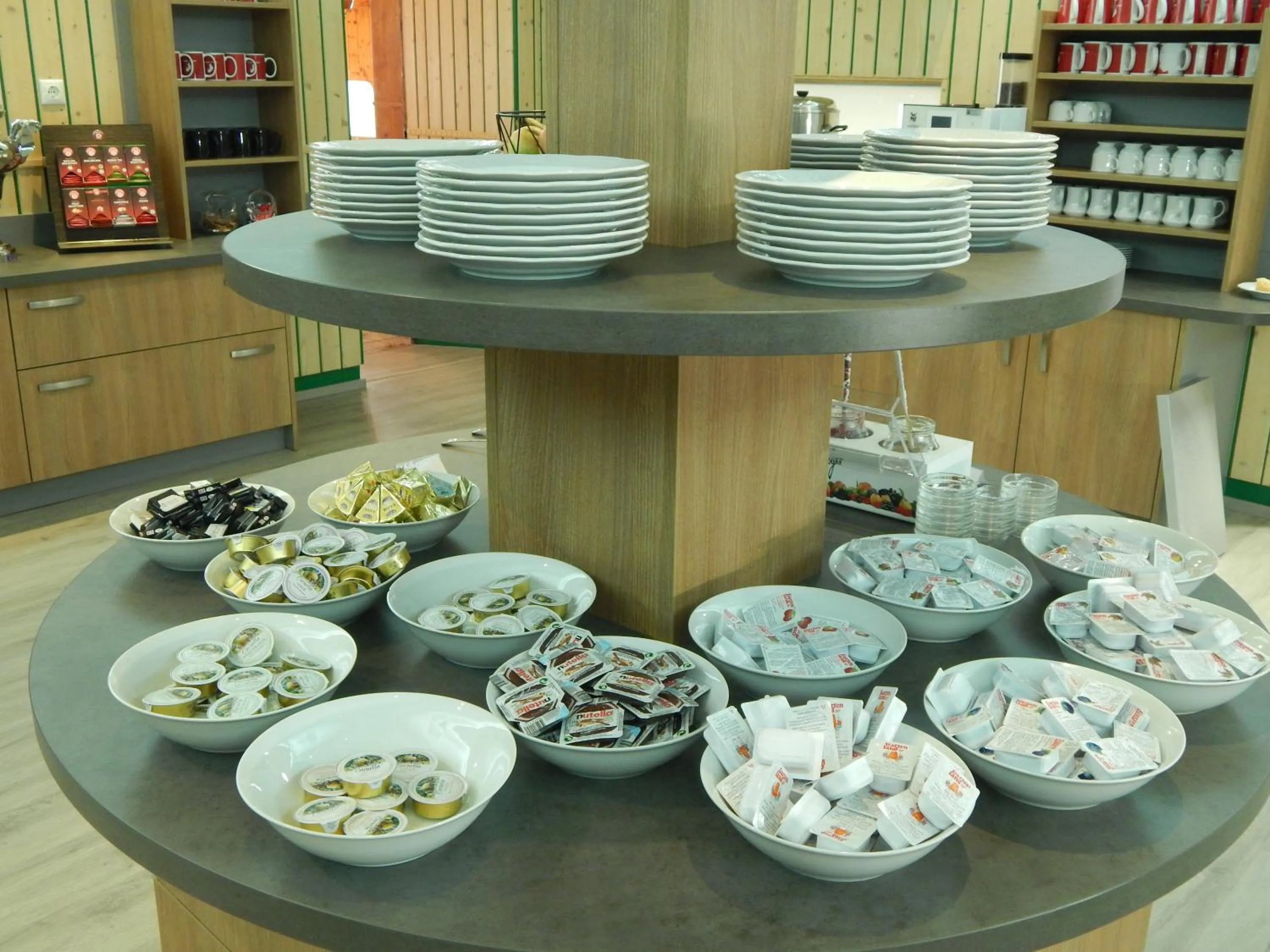 Breakfast in Hotel Restaurant Schwarzer Adler