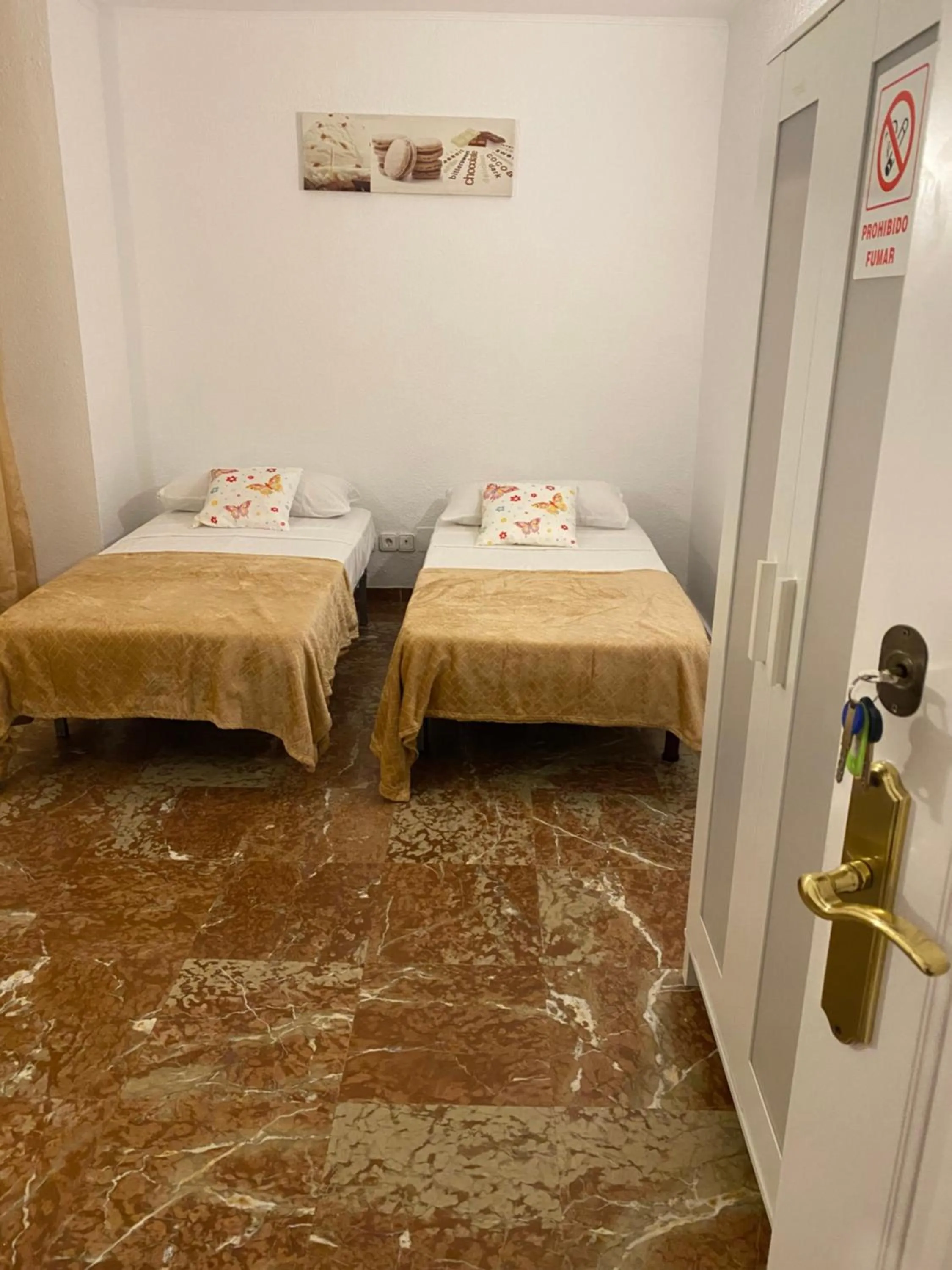 Bed in Pension El Dorado