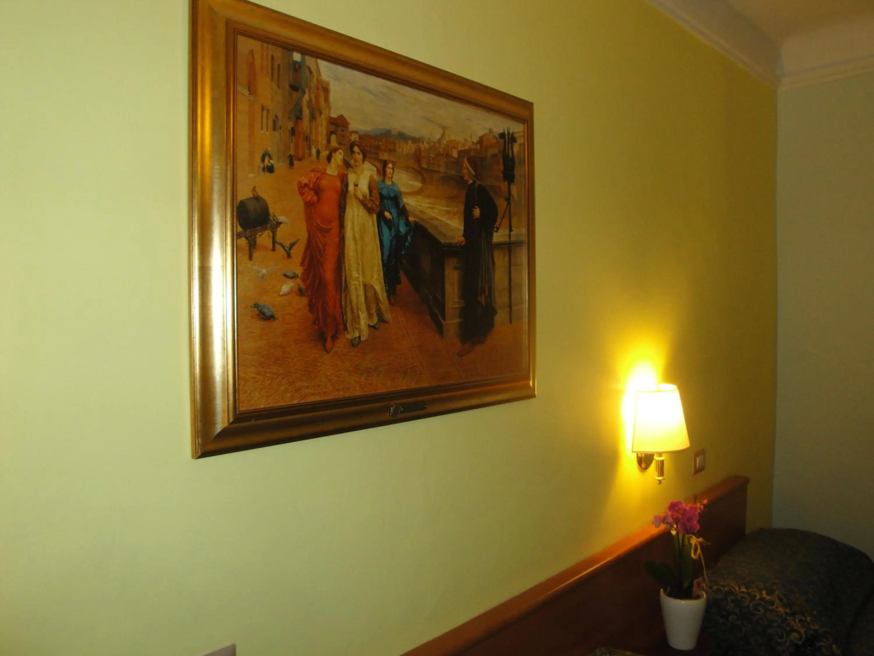 Decorative detail in Hotel Santa Croce