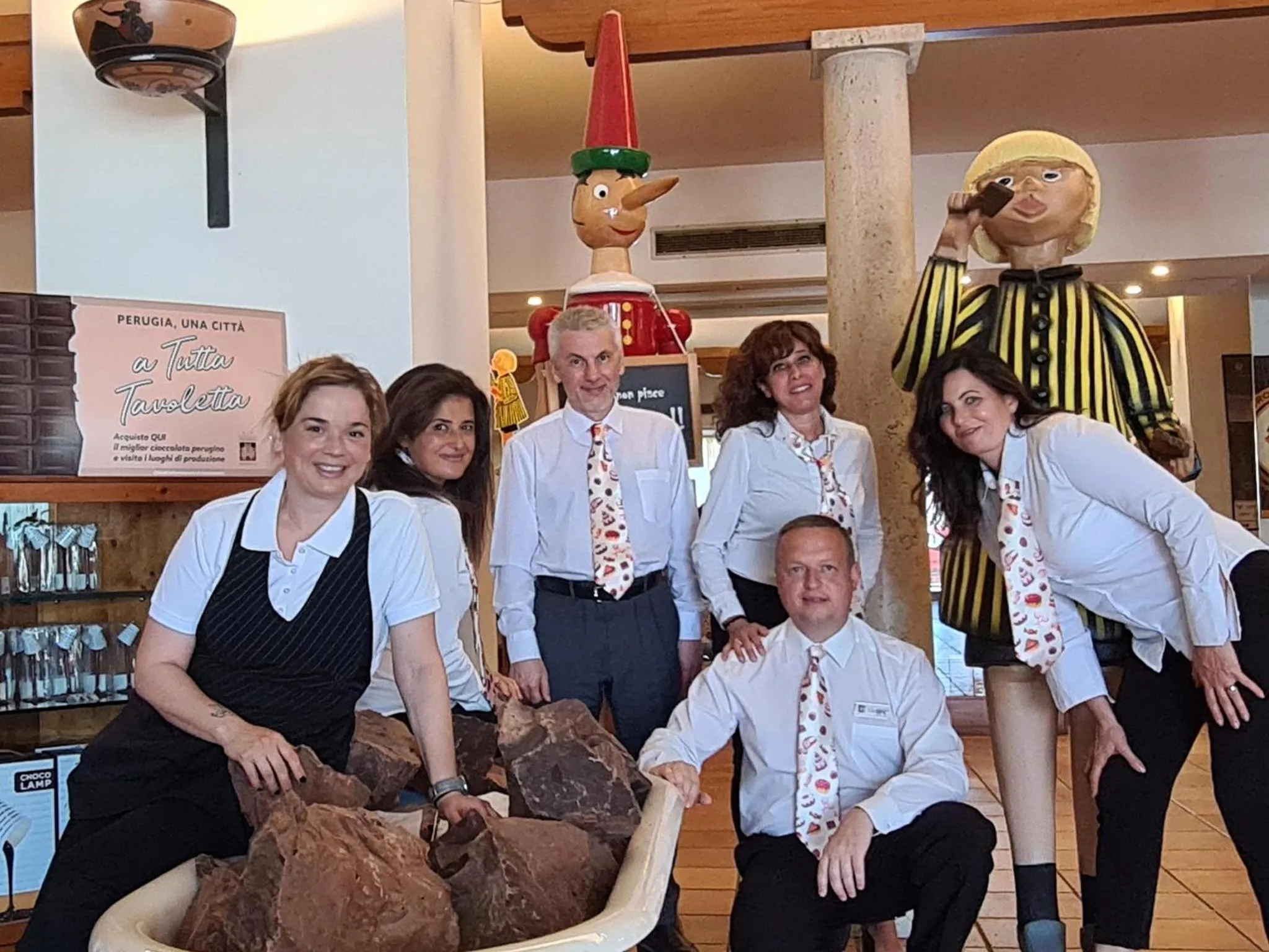 Staff in Chocohotel
