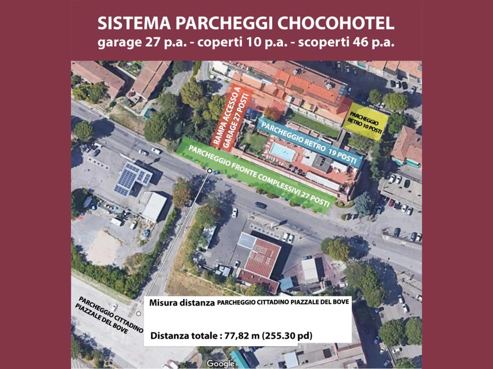 Parking in Chocohotel