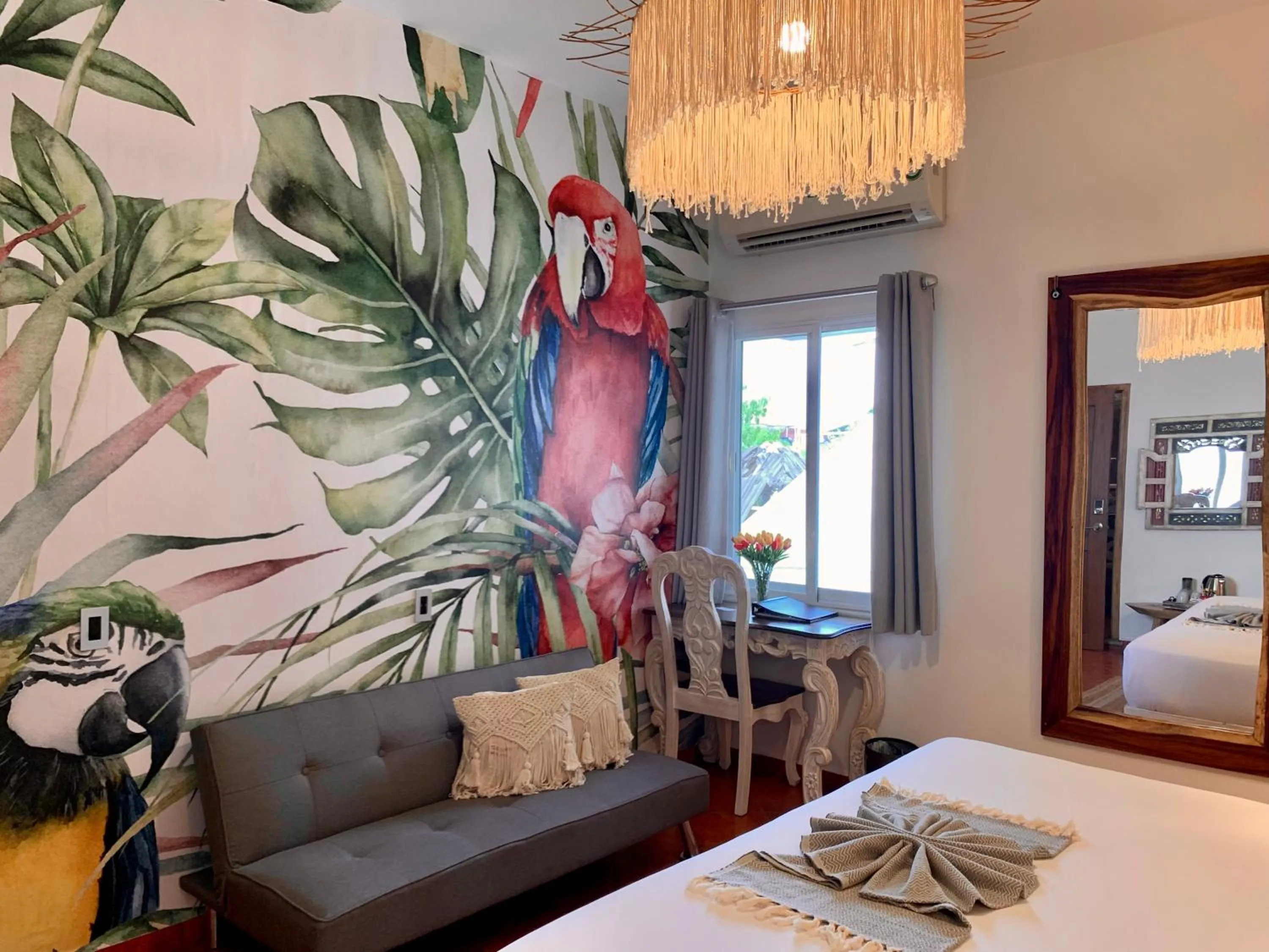 Living room in Castillo Tulum