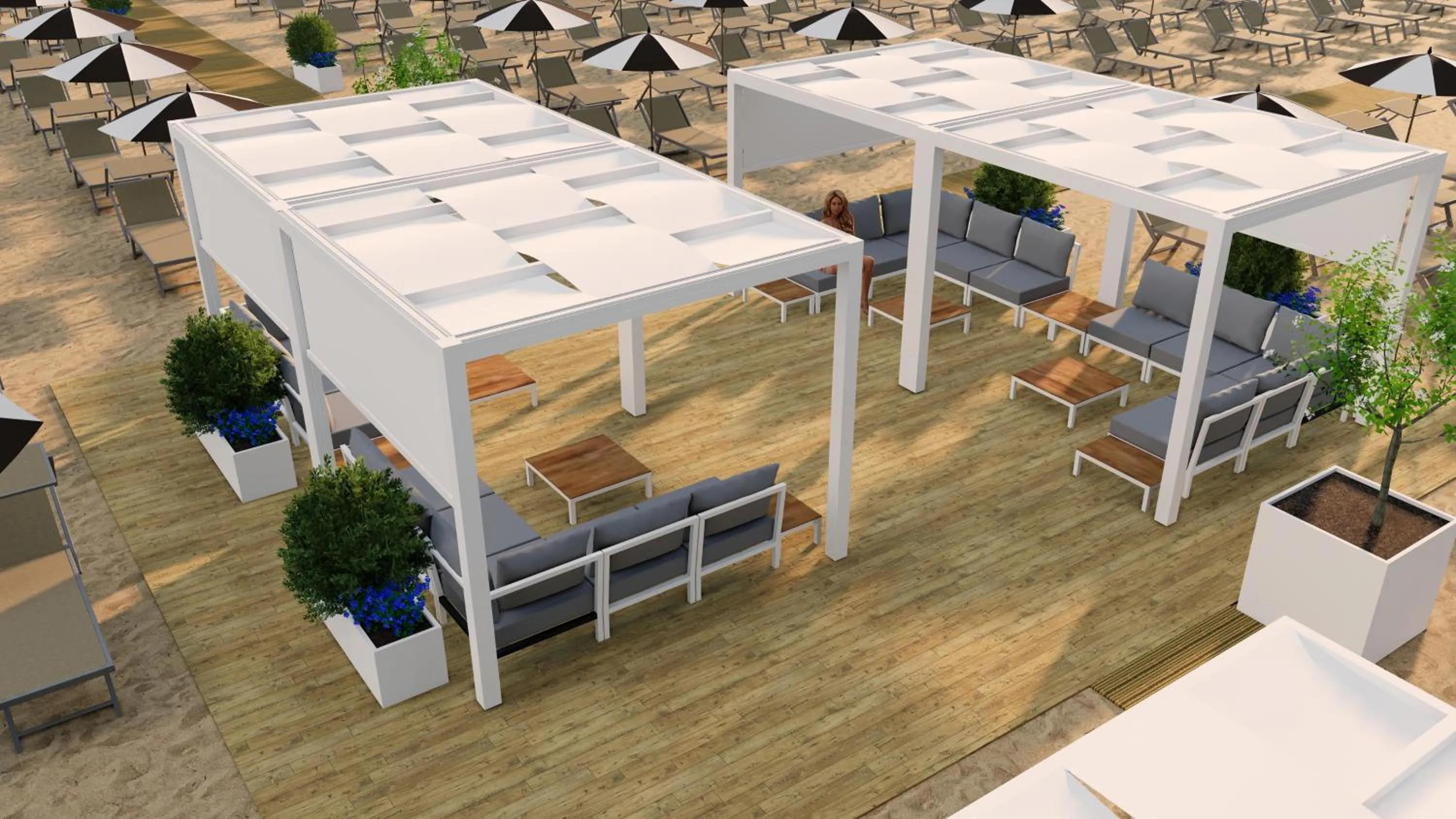 Beach in Hotel Bembo