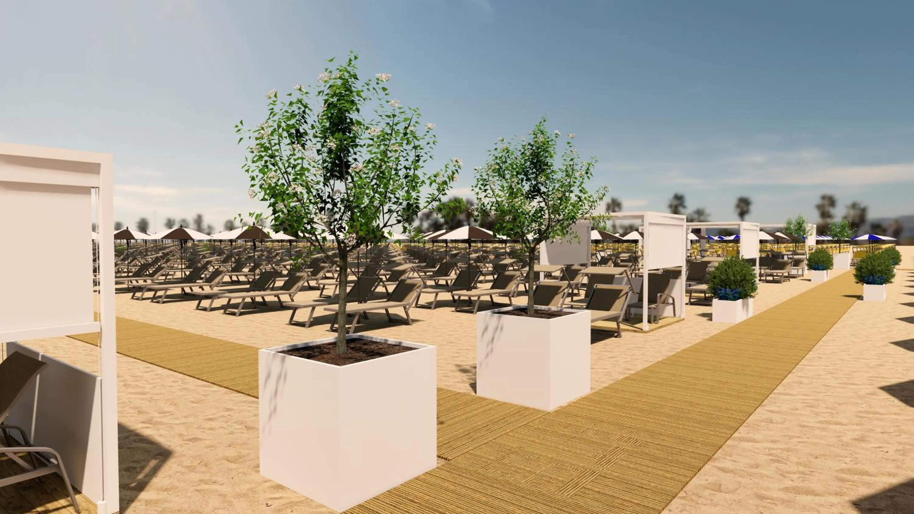 Beach in Hotel Bembo