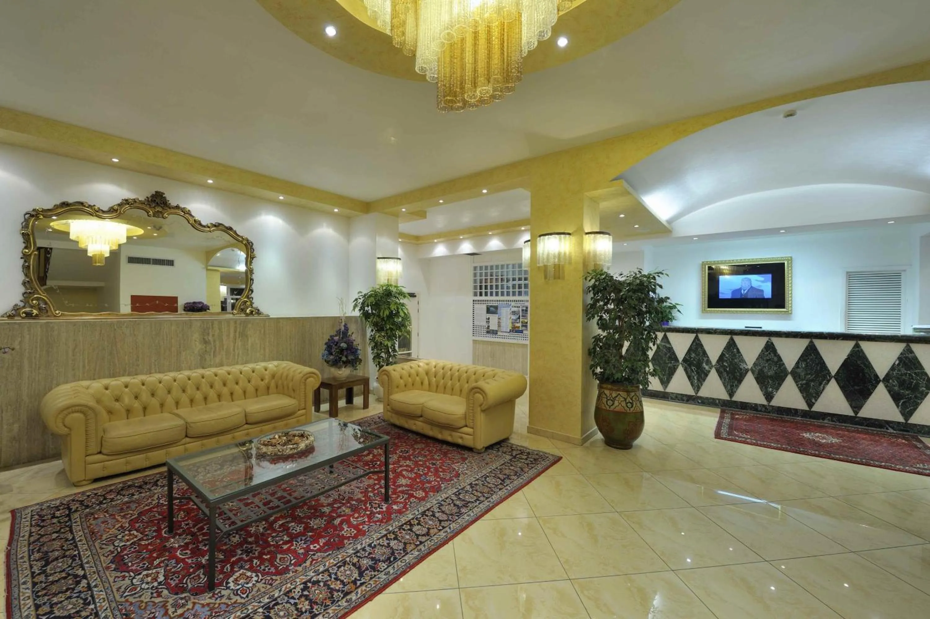 Lobby or reception in Hotel Bembo