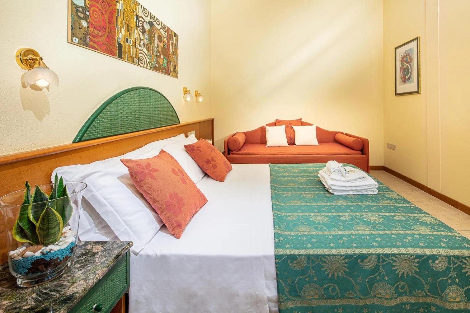 Bed in Hotel Bellevue