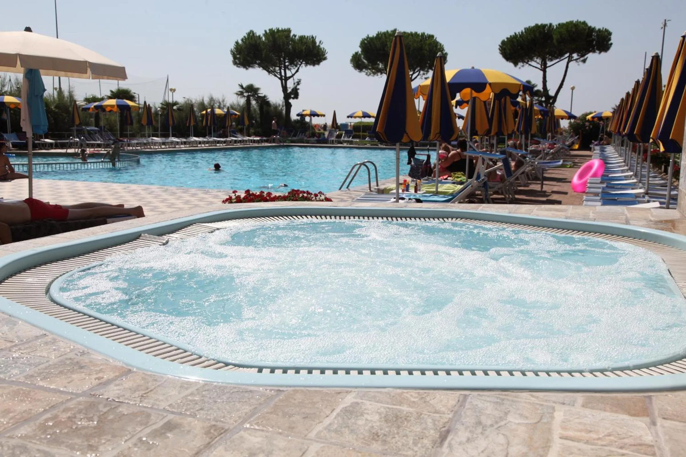 Hot Tub in Hotel Bellevue