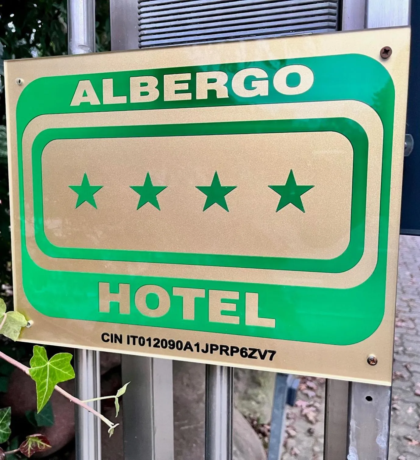 Logo/Certificate/Sign in Airport Hotel Malpensa