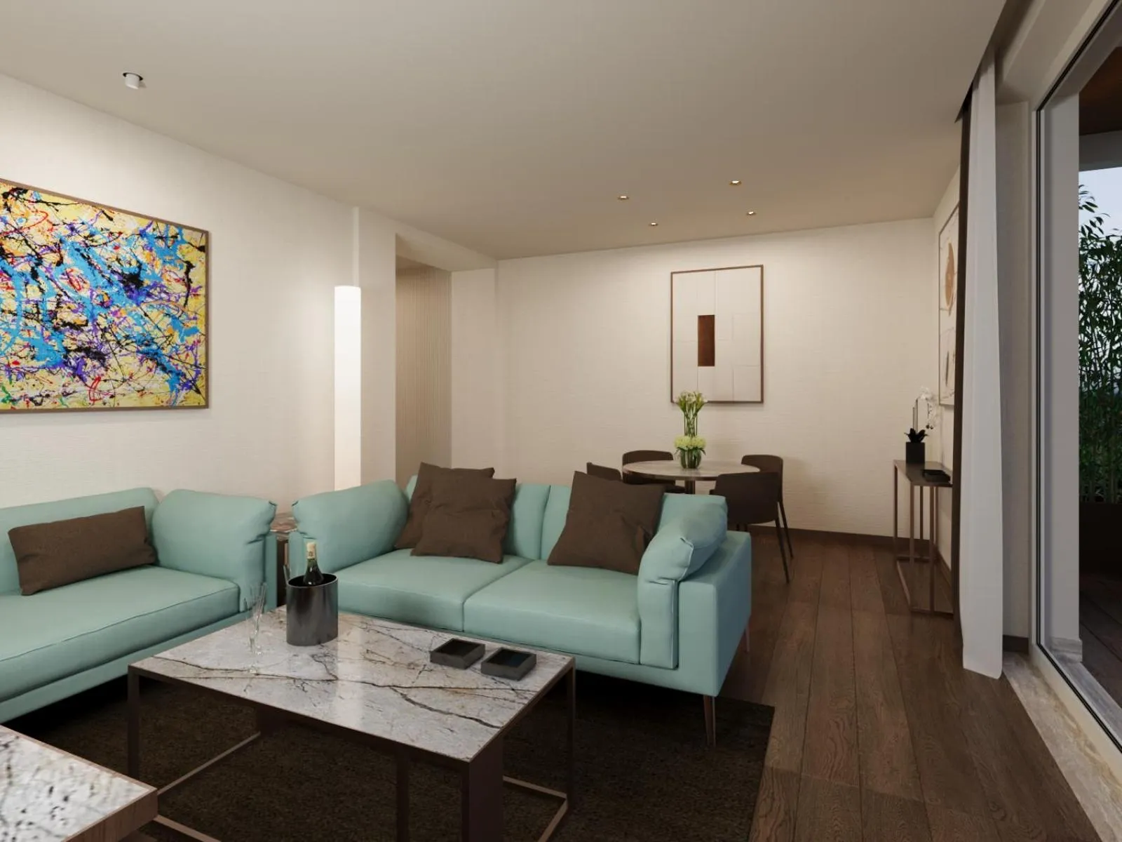 Living room in Gallia Palace Hotel - Relais & Châteaux