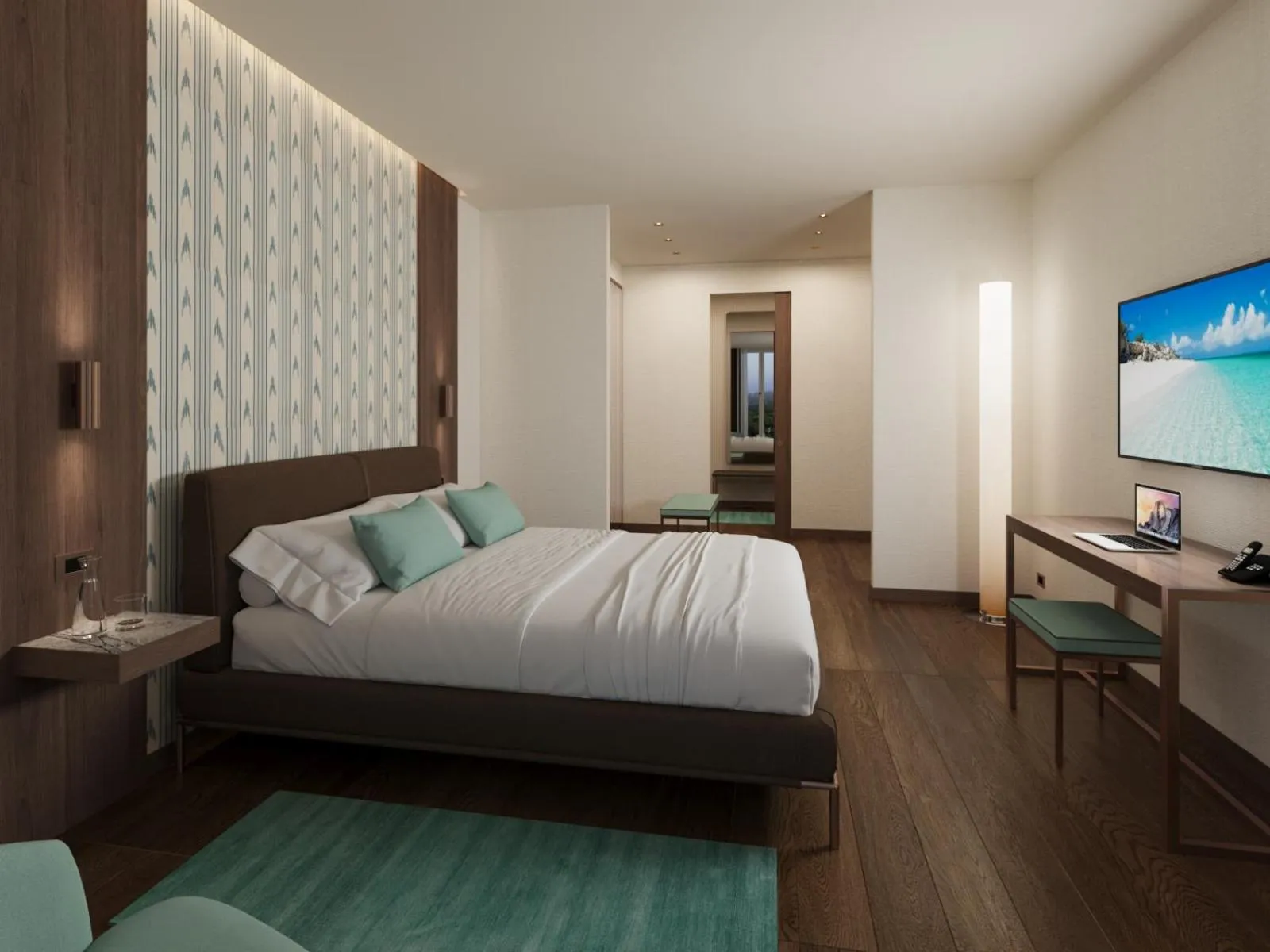 Photo of the whole room, Bed in Gallia Palace Hotel - Relais & Châteaux