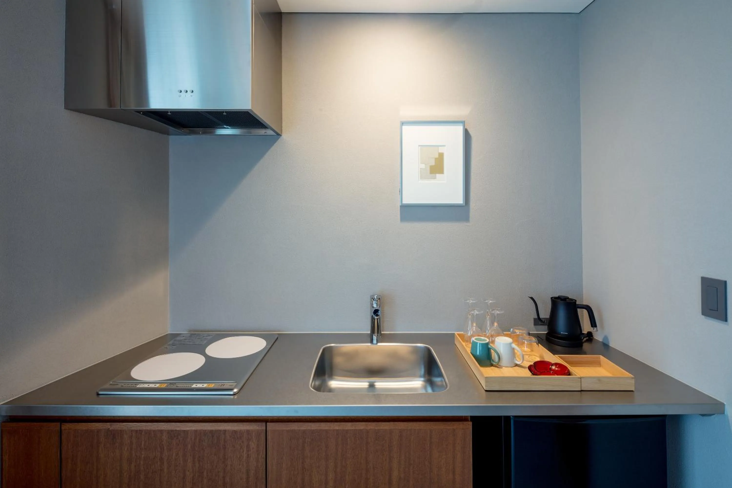 Kitchen or kitchenette in HOTEL AO KAMAKURA