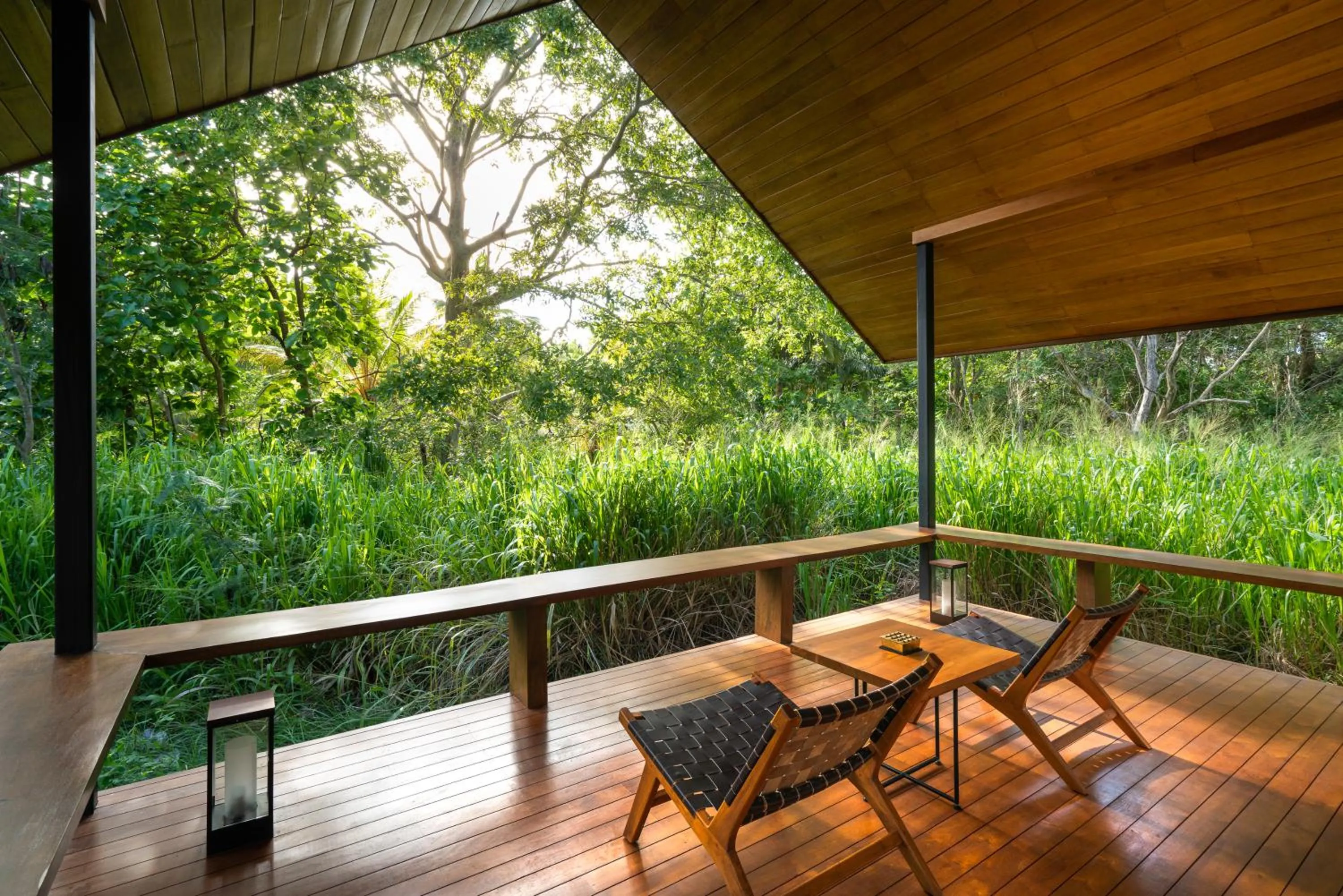Balcony/Terrace in Taru Villas Maia - Habarana
