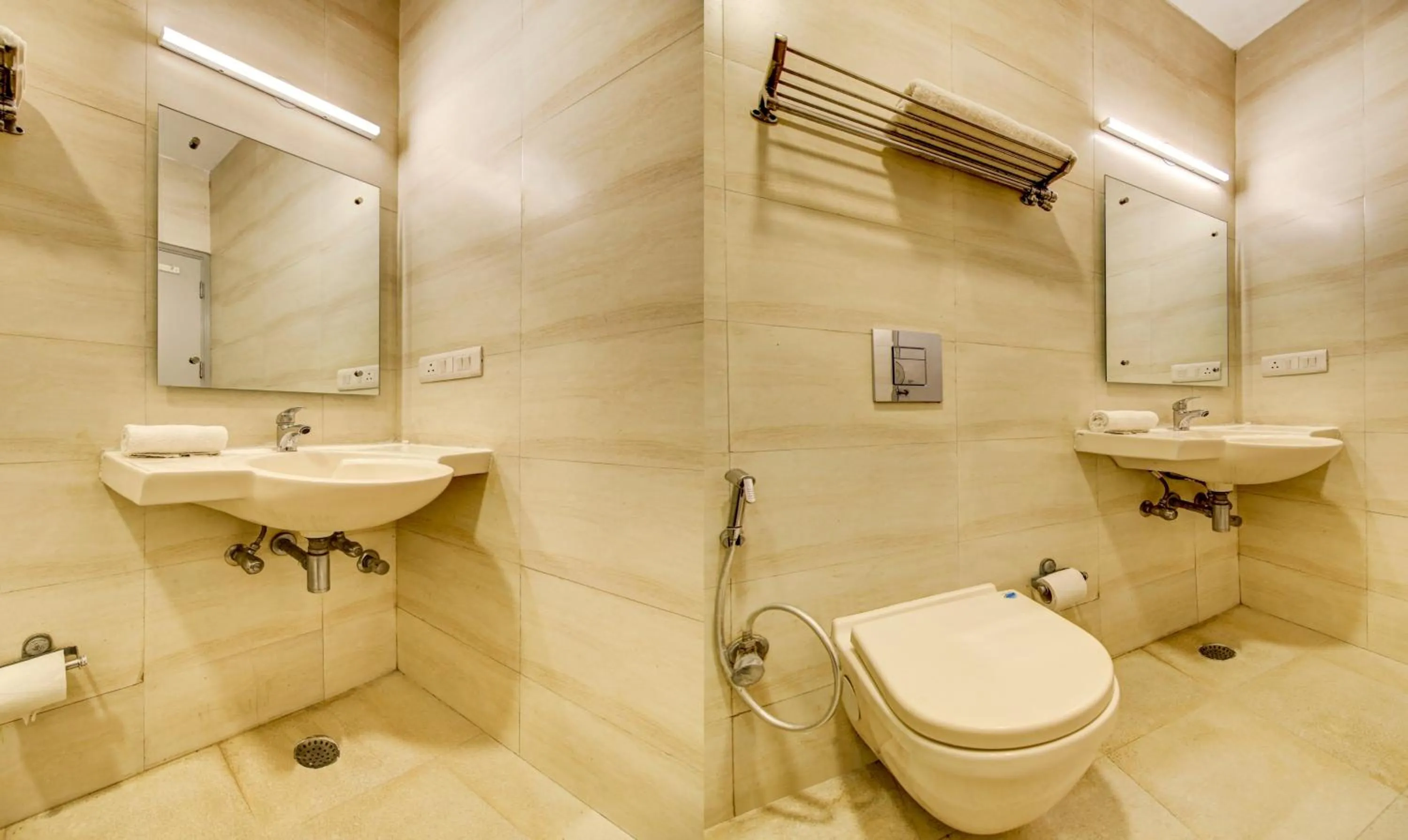 Bathroom in Treebo Mall View, DLF Phase II