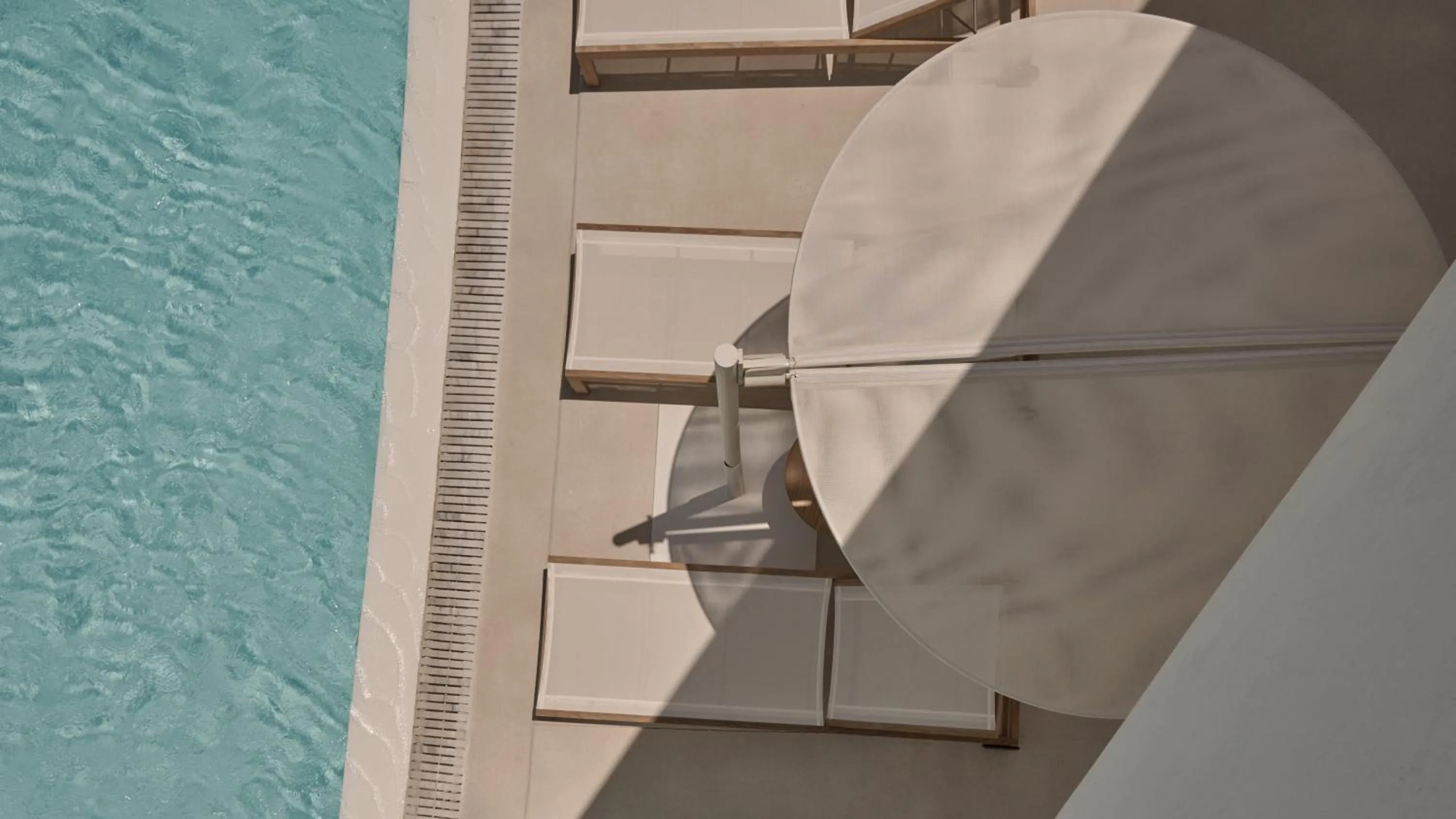 Pool view in Yi Hotel Mykonos