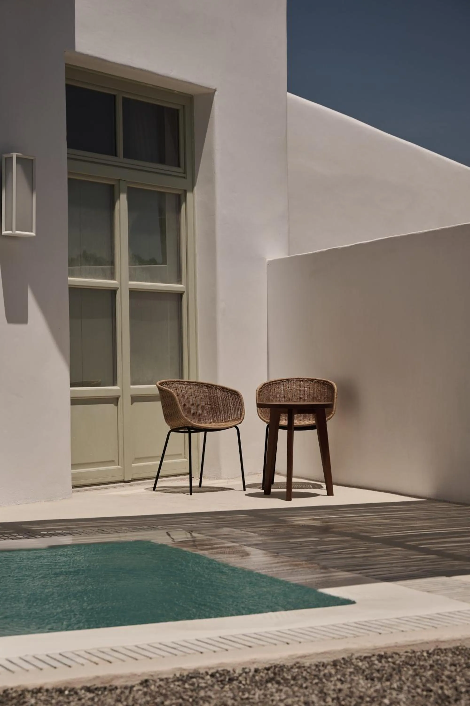 Patio in Yi Hotel Mykonos