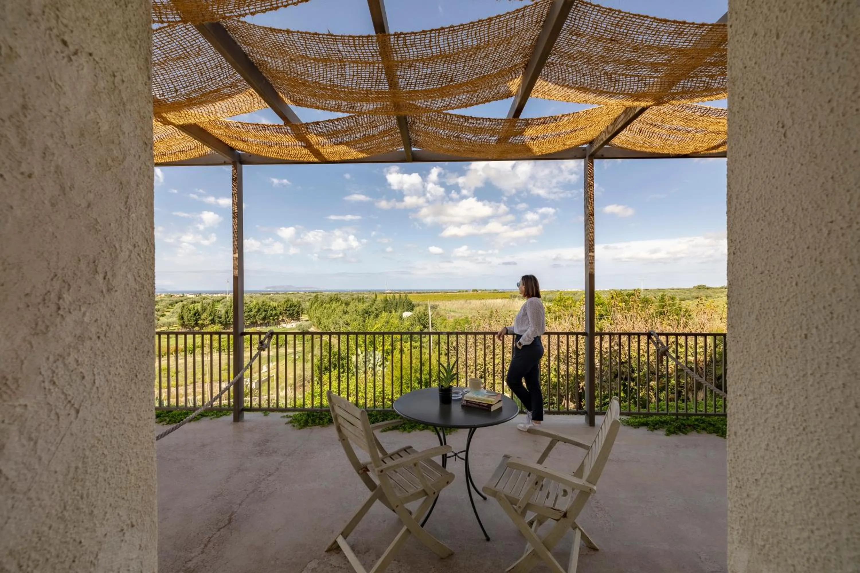 Patio in Agriturismo Vultaggio