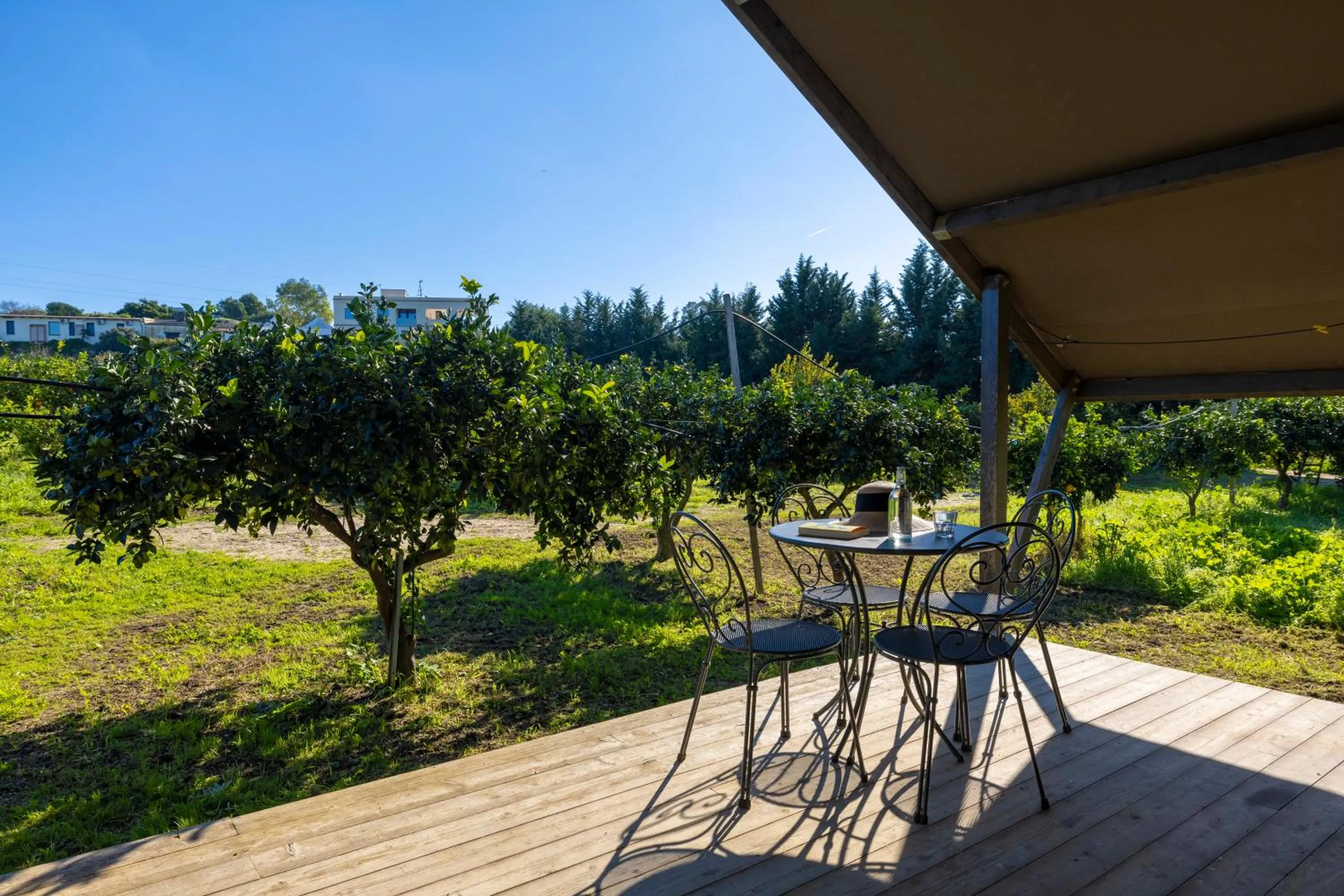 Patio in Agriturismo Vultaggio