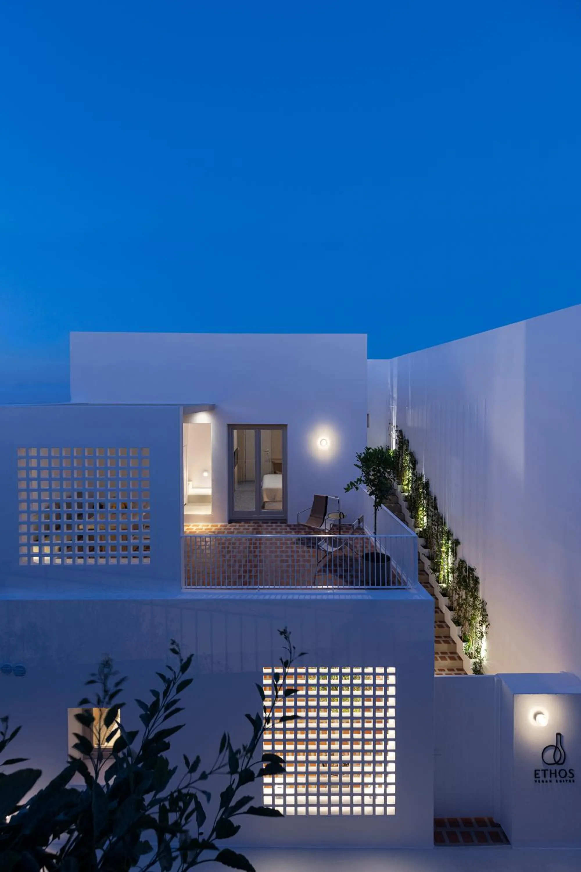 Property building in Ethos Vegan Suites Fira, Santorini