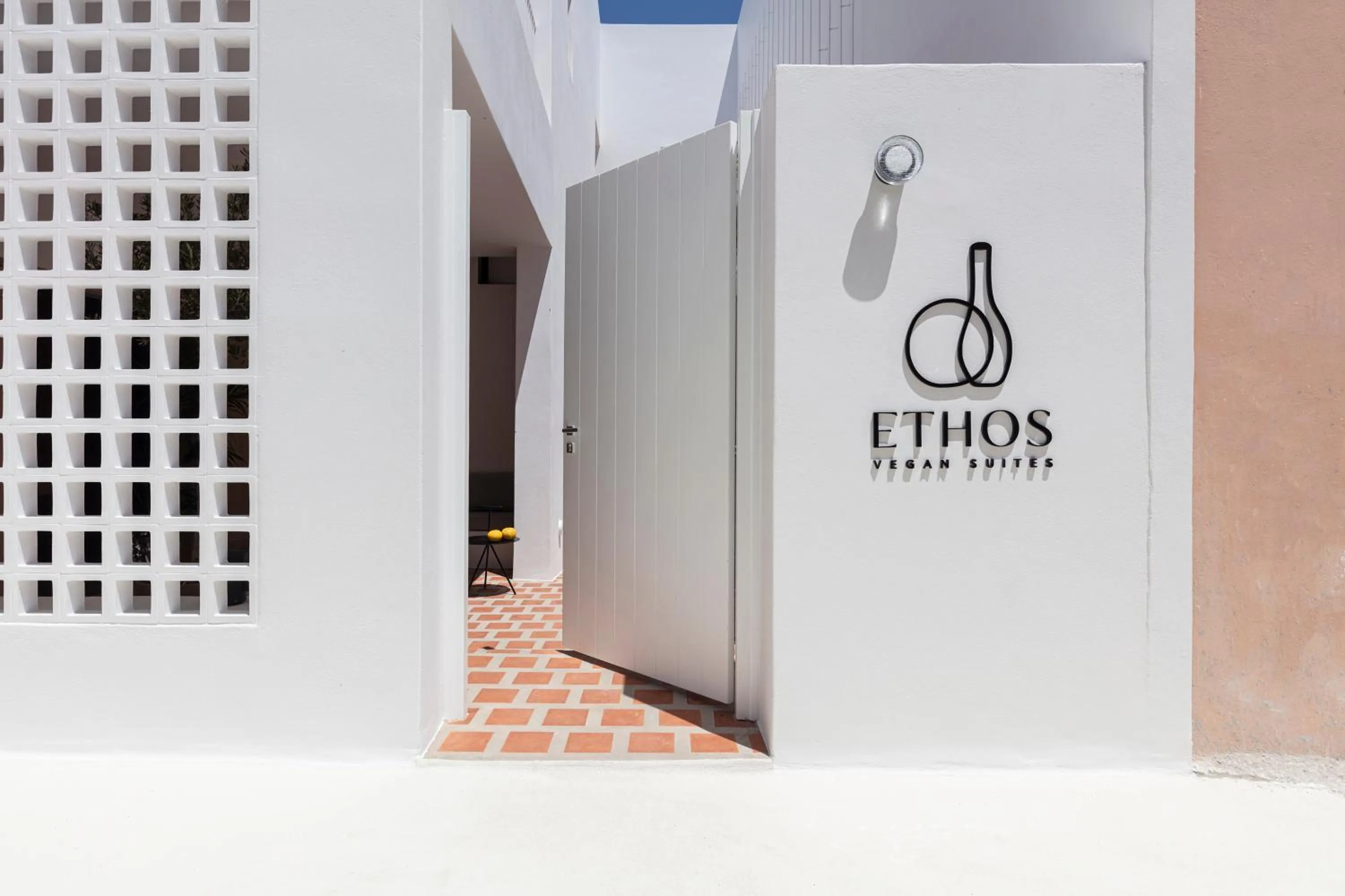 Property logo or sign in Ethos Vegan Suites Fira, Santorini