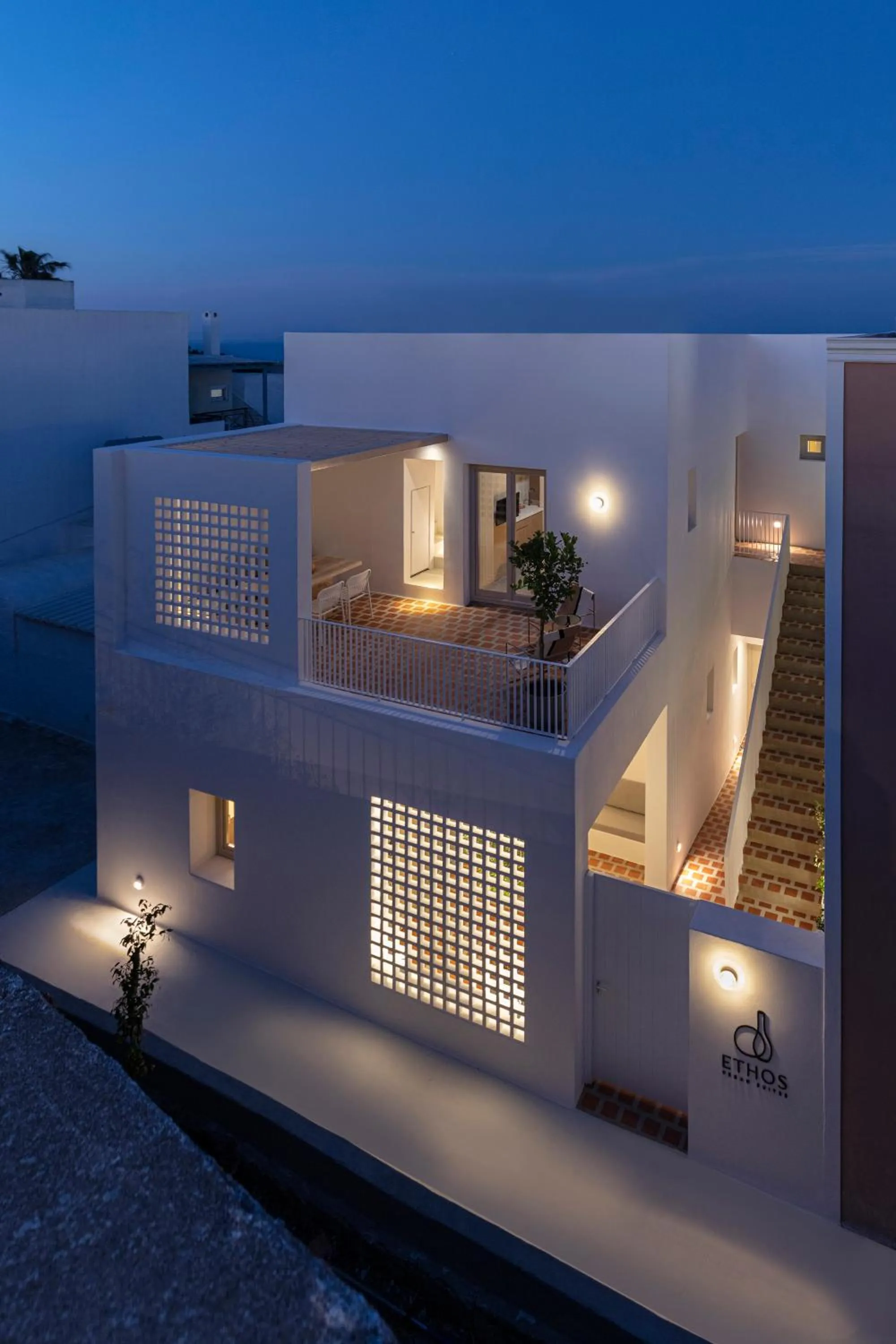 Property building in Ethos Vegan Suites Fira, Santorini