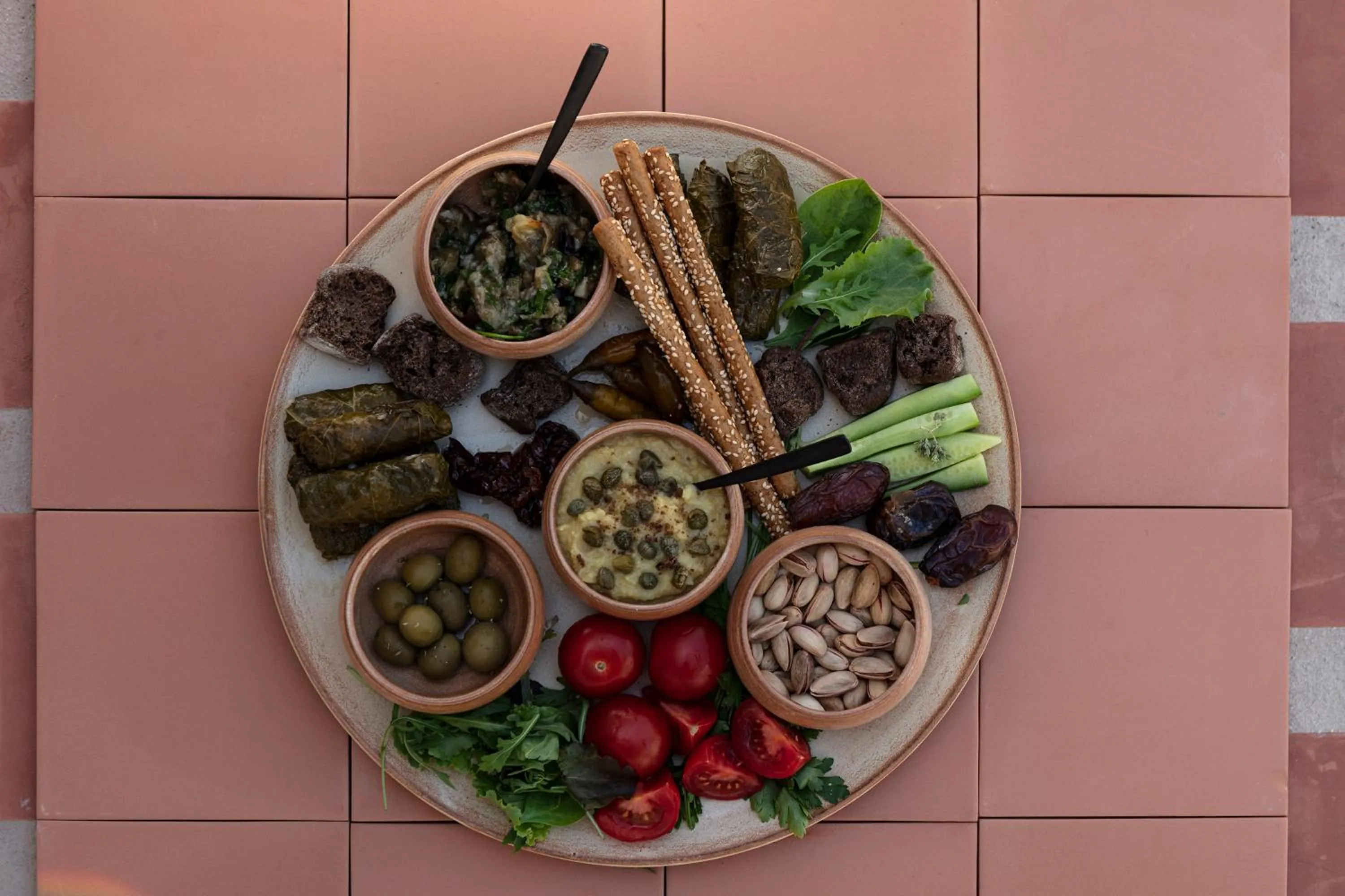 Food in Ethos Vegan Suites Fira, Santorini