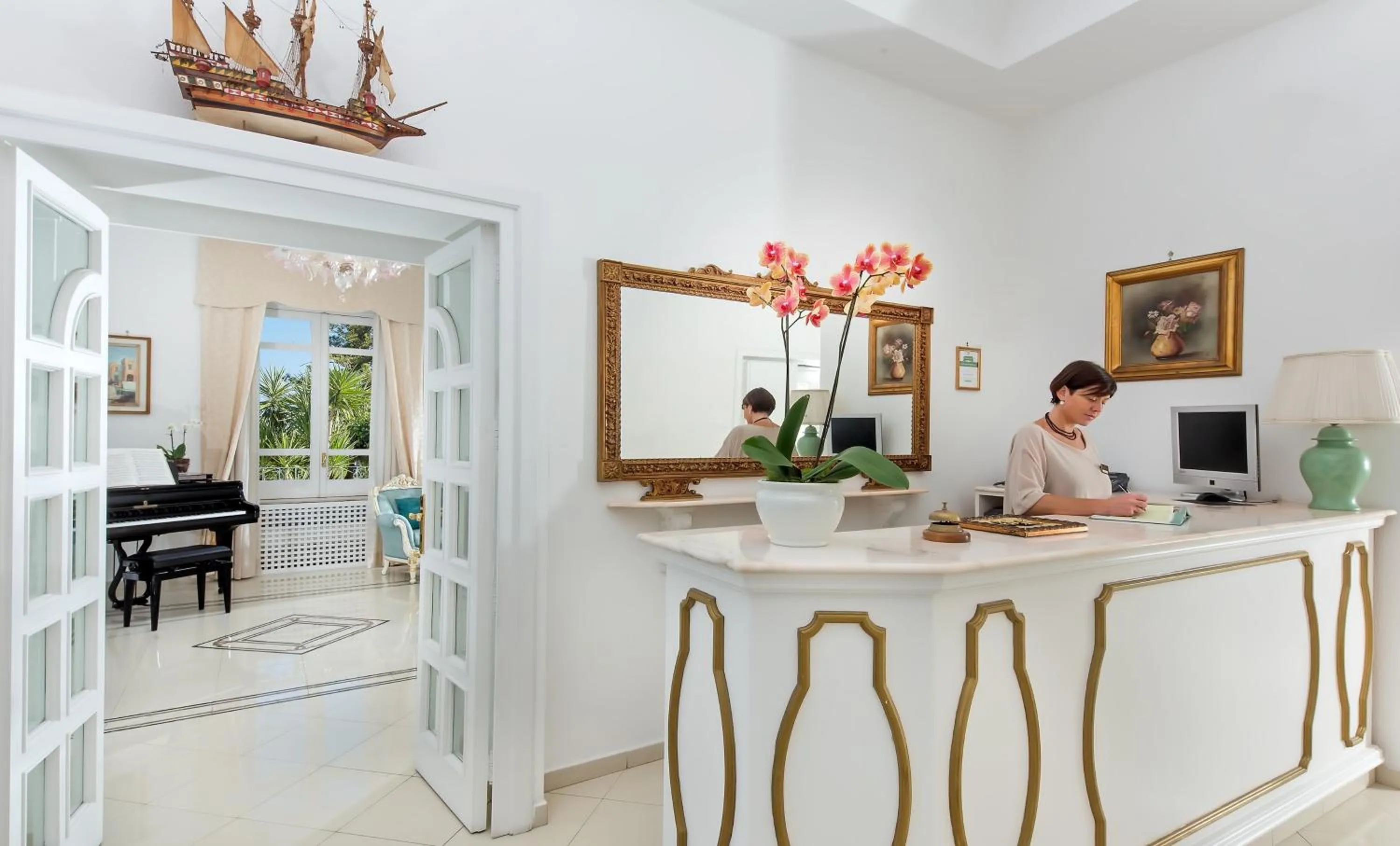 Lobby or reception in Hotel Villa Garden