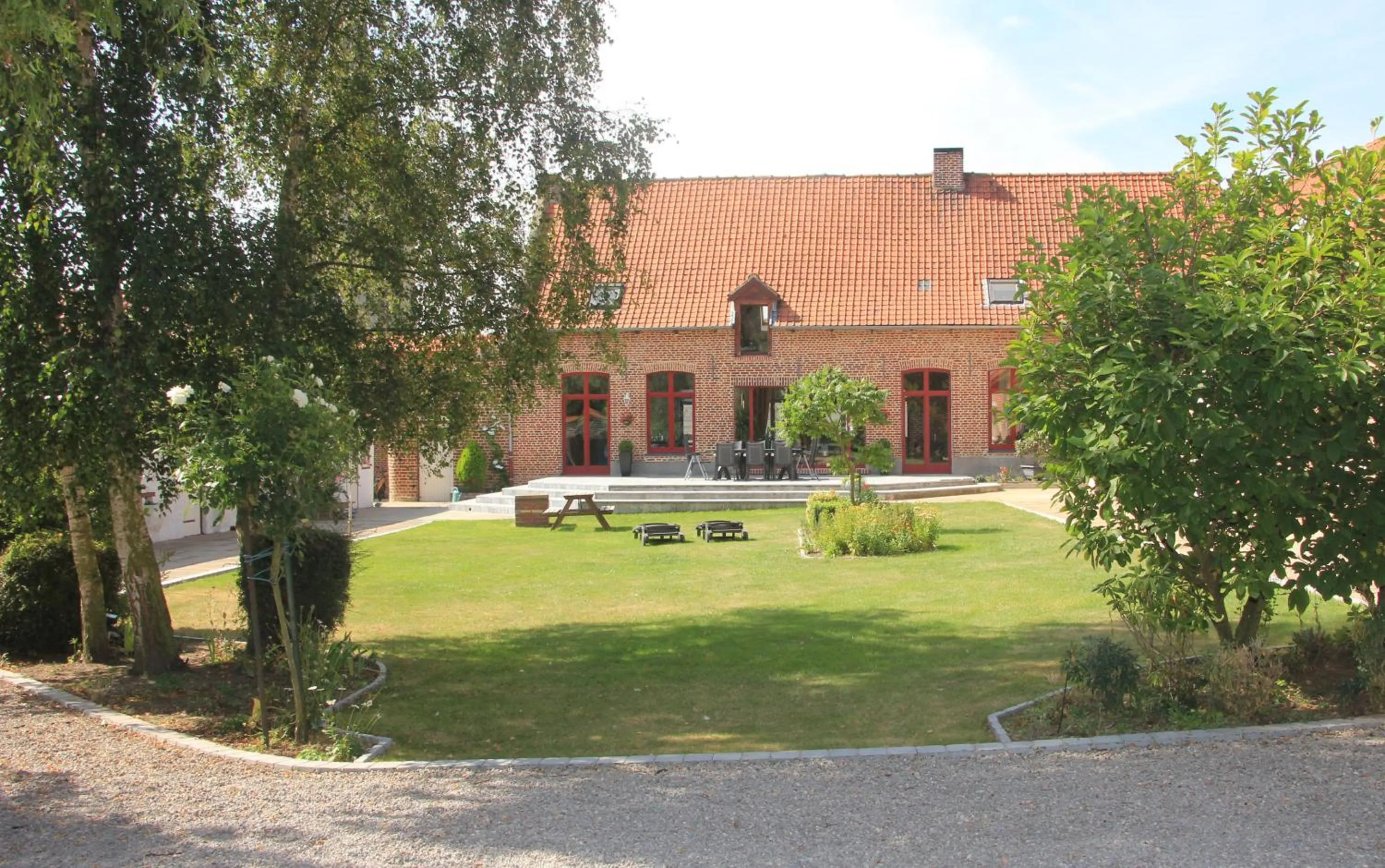 Garden in Au Coeur Des Hôtes