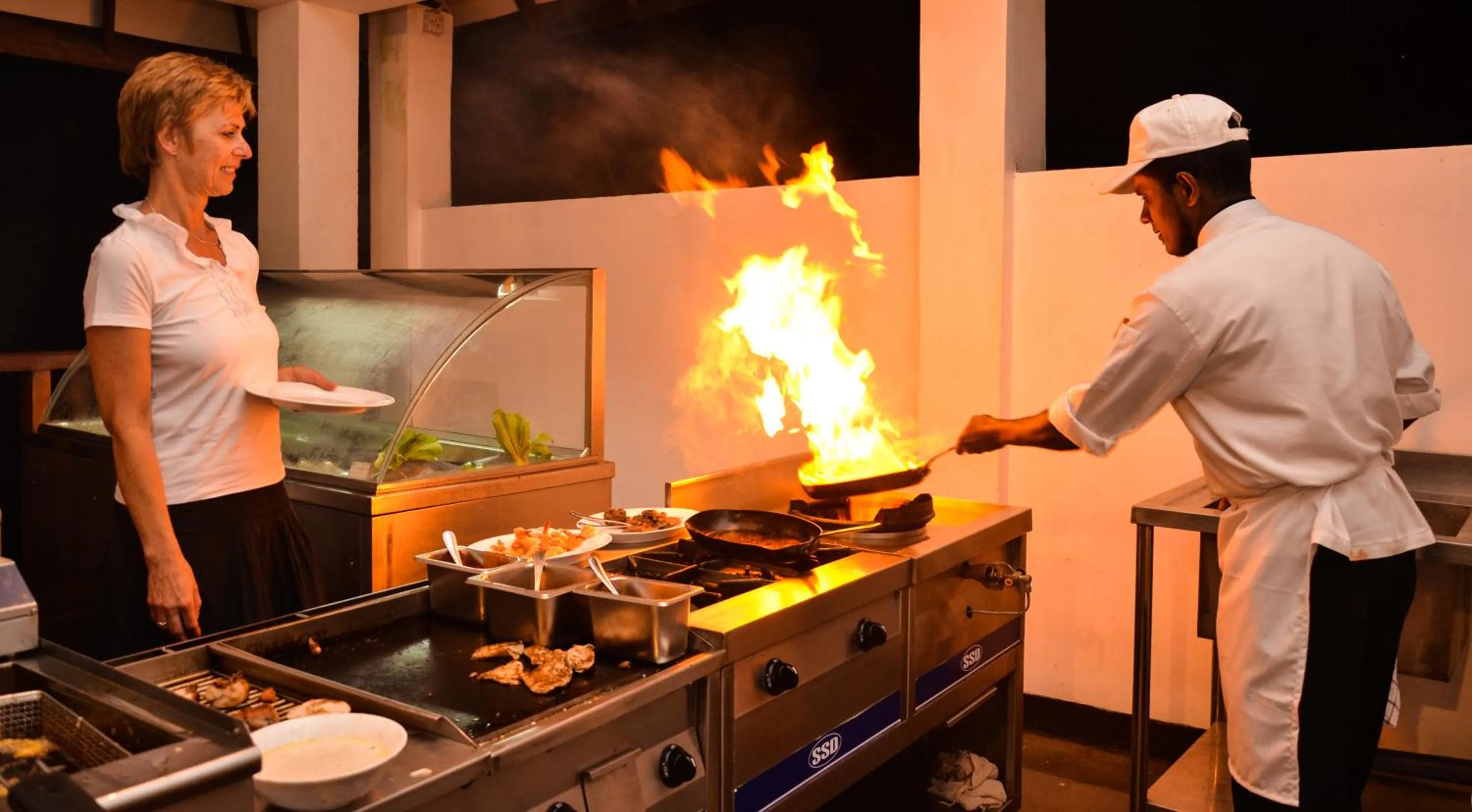 Staff in Catamaran Beach Hotel