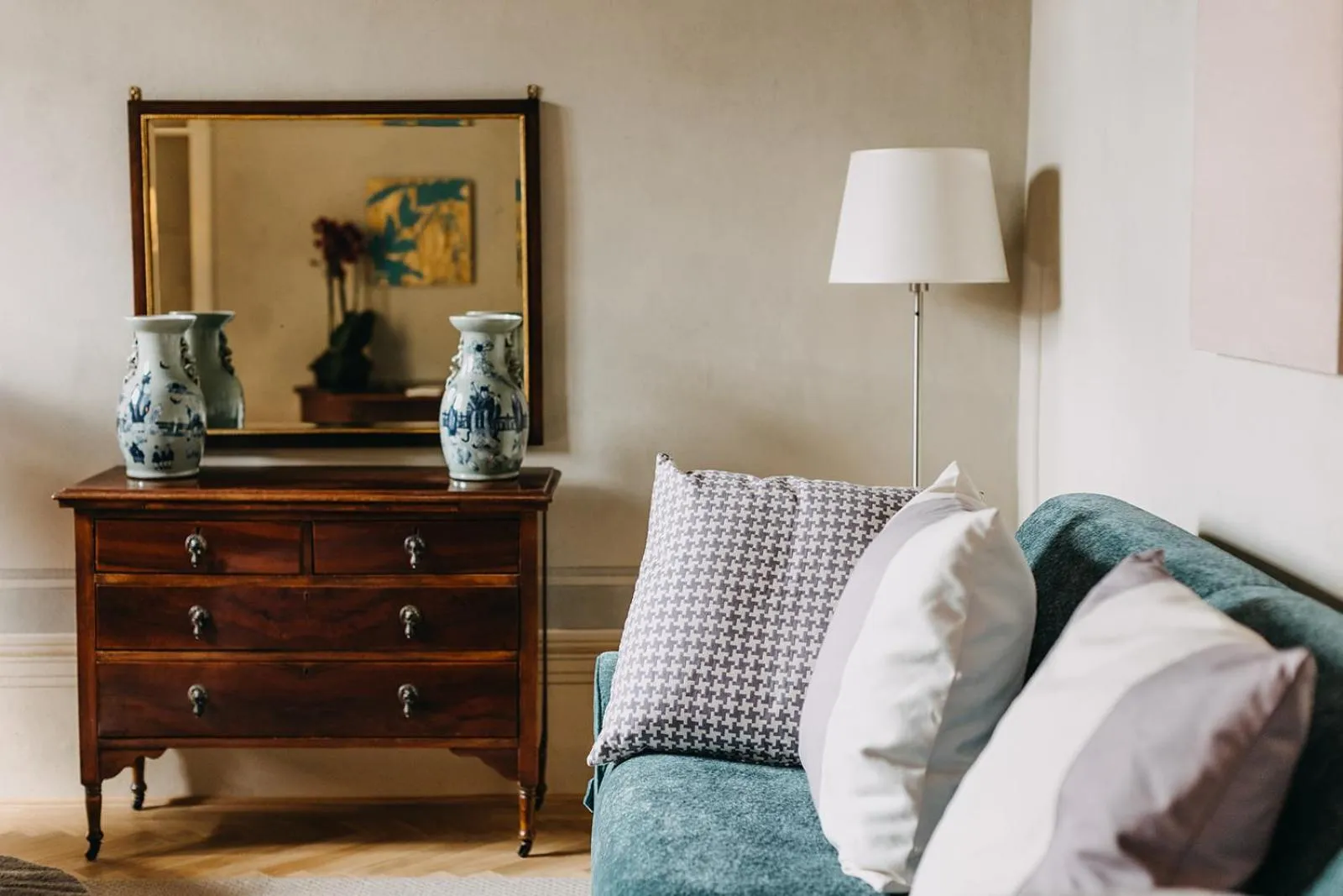 Seating area in Palazzo Feroci - Residenza d'epoca