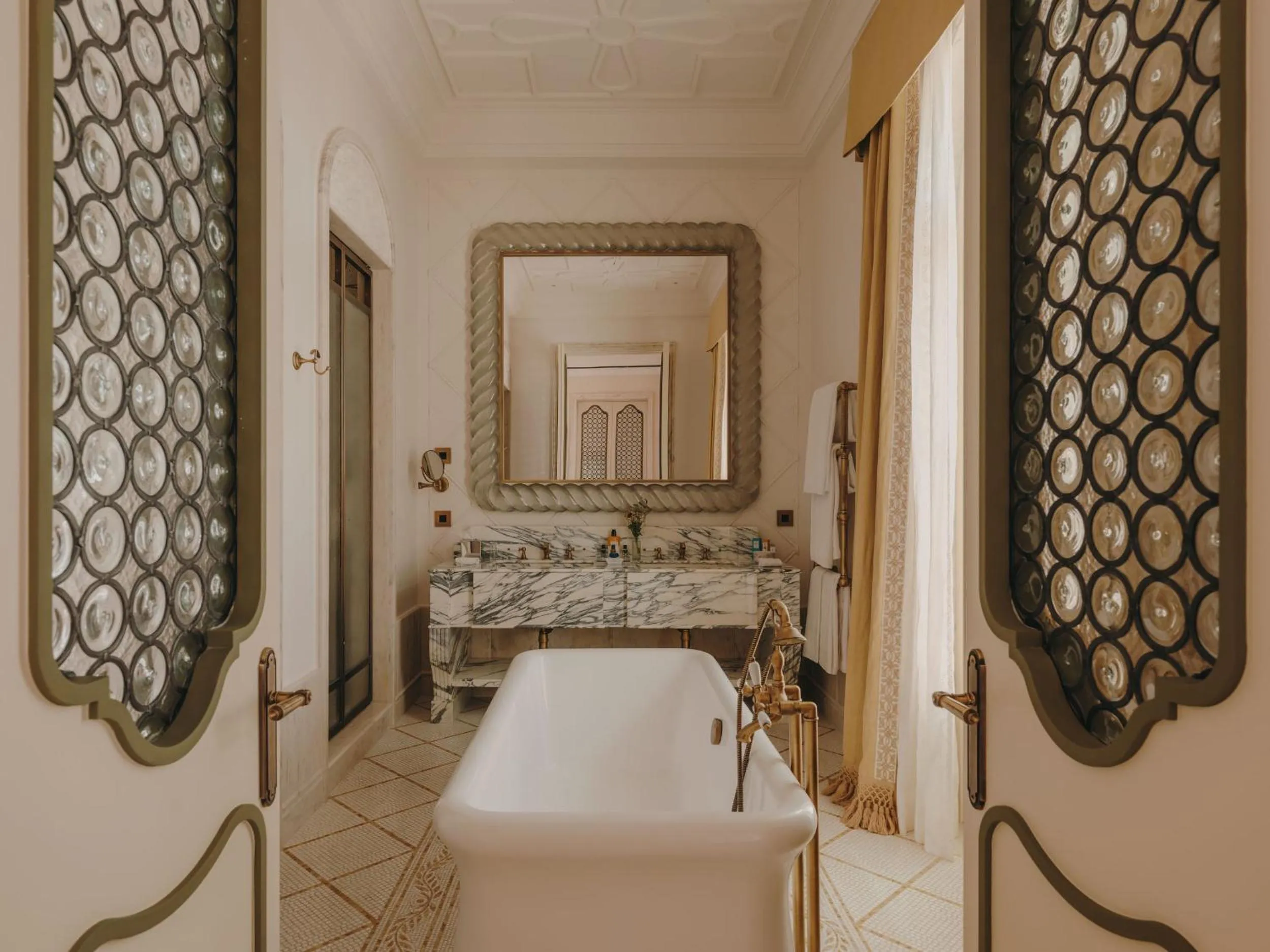 Bed in Grand Hotel Timeo, A Belmond Hotel, Taormina