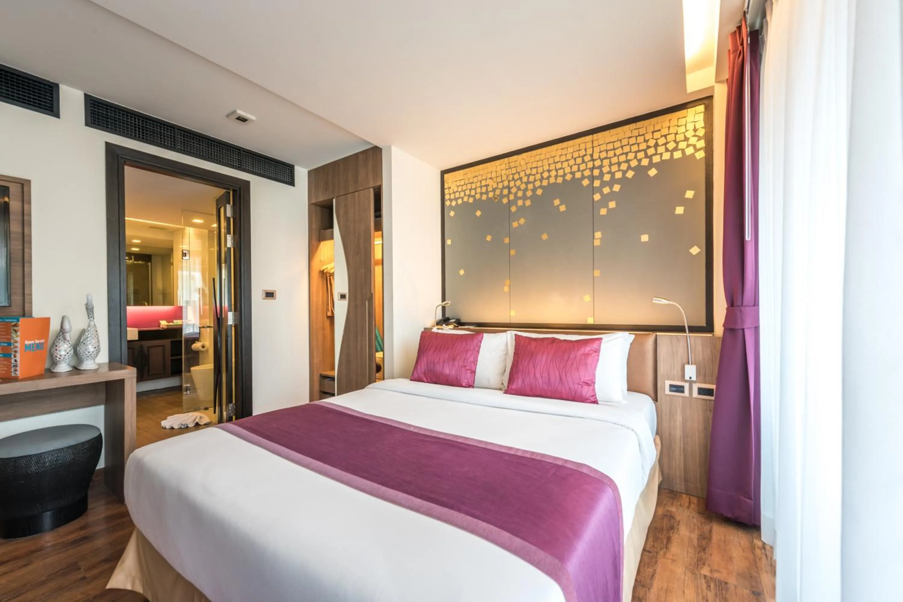 Bedroom, Bed in The Beach Heights Resort SHA Plus