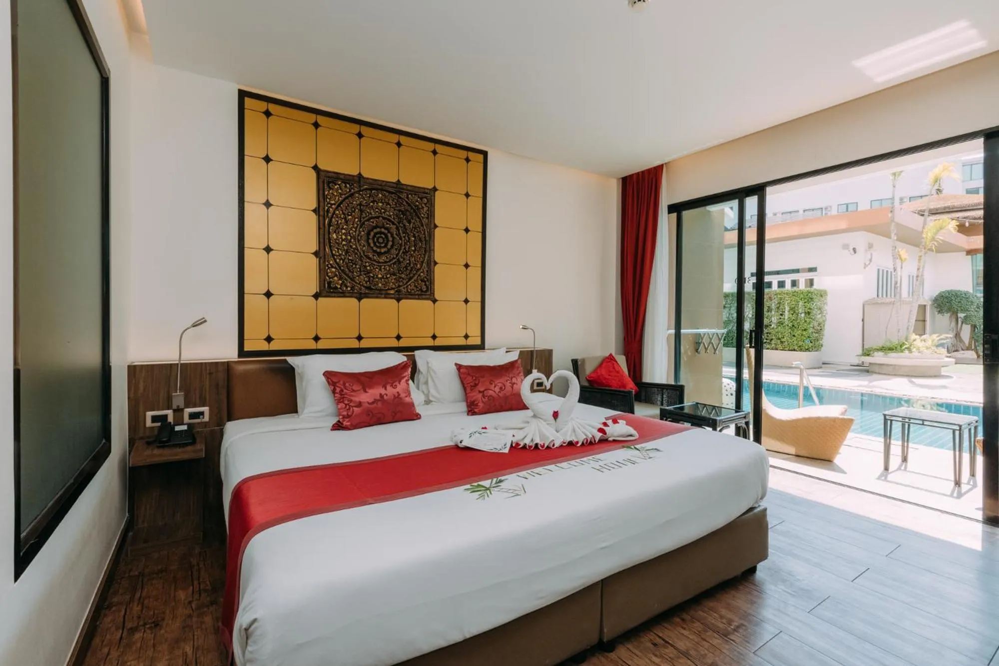 Bedroom, Bed in The Beach Heights Resort SHA Plus