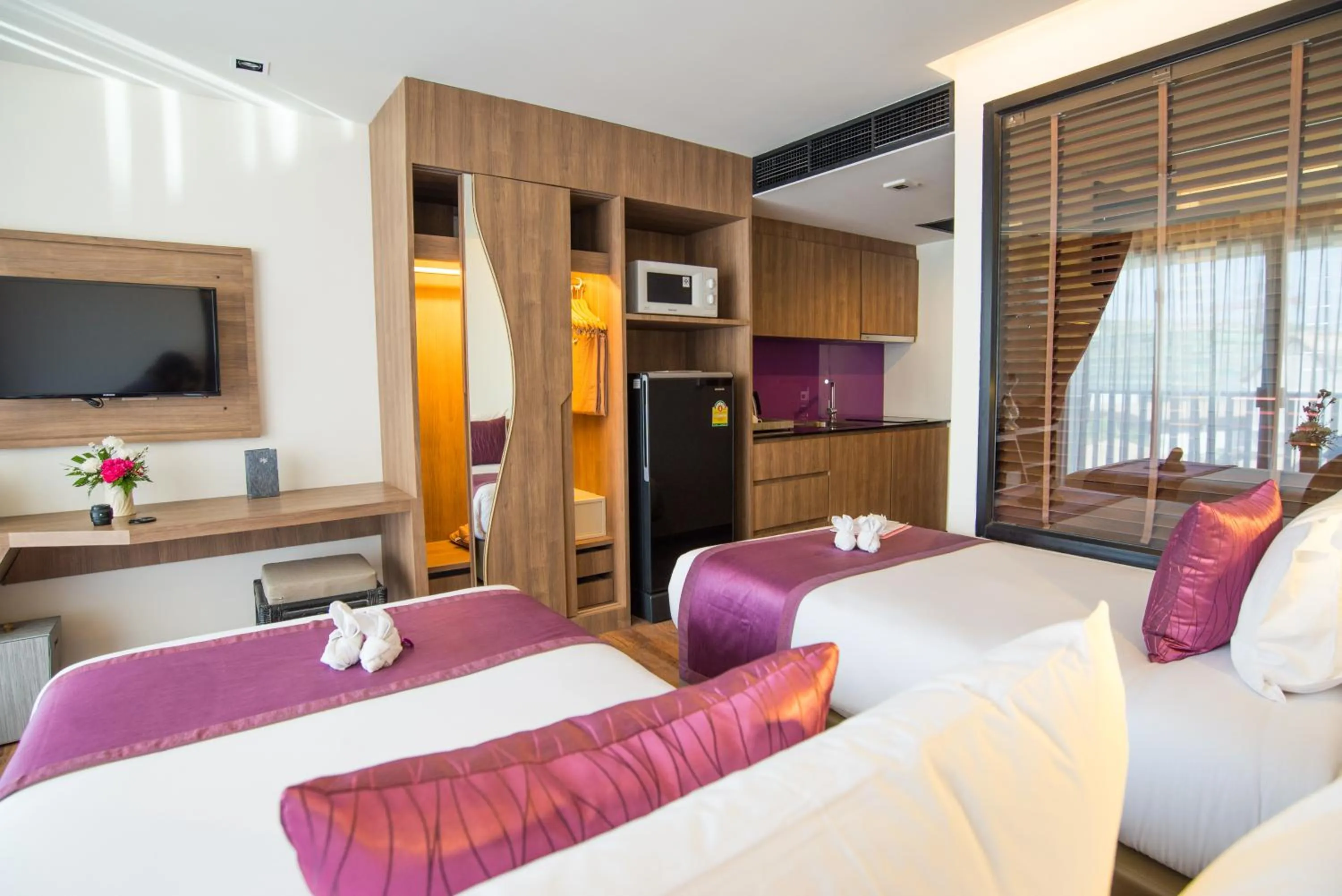 Photo of the whole room, Bed in The Beach Heights Resort SHA Plus