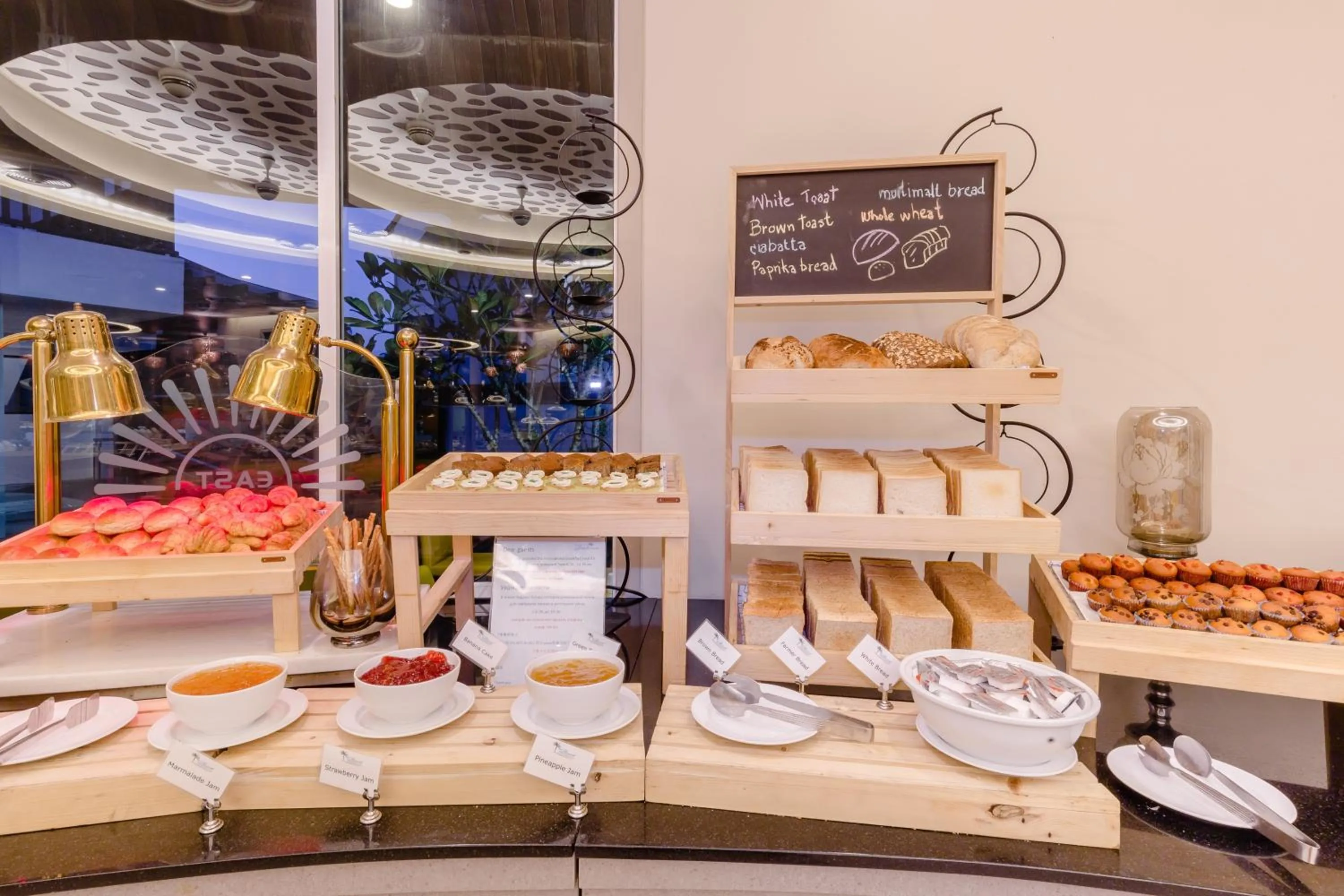 Buffet breakfast in The Beach Heights Resort SHA Plus