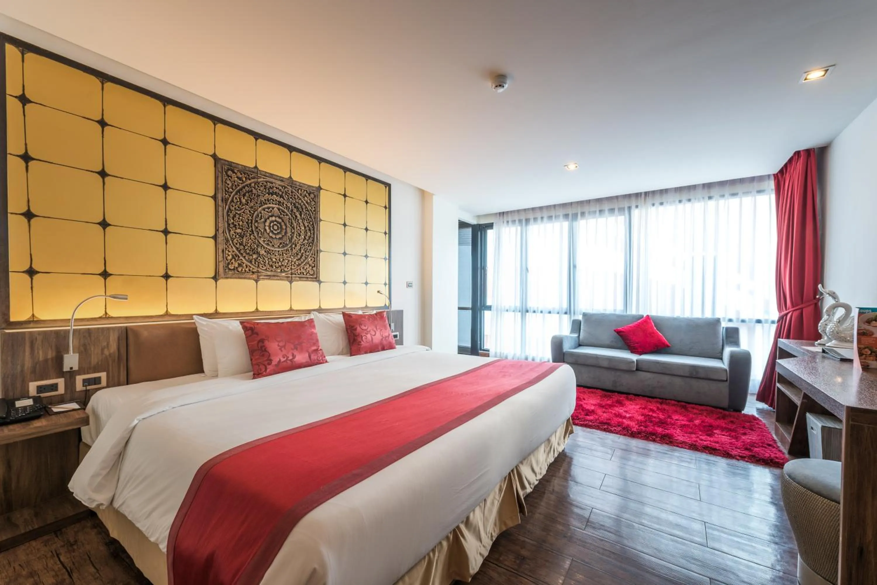 Bedroom, Bed in The Beach Heights Resort SHA Plus