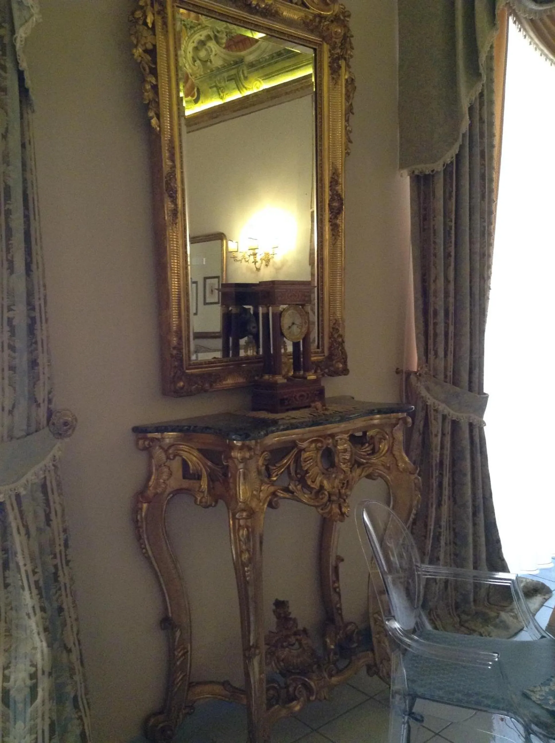 Decorative detail in Hotel Floridiana