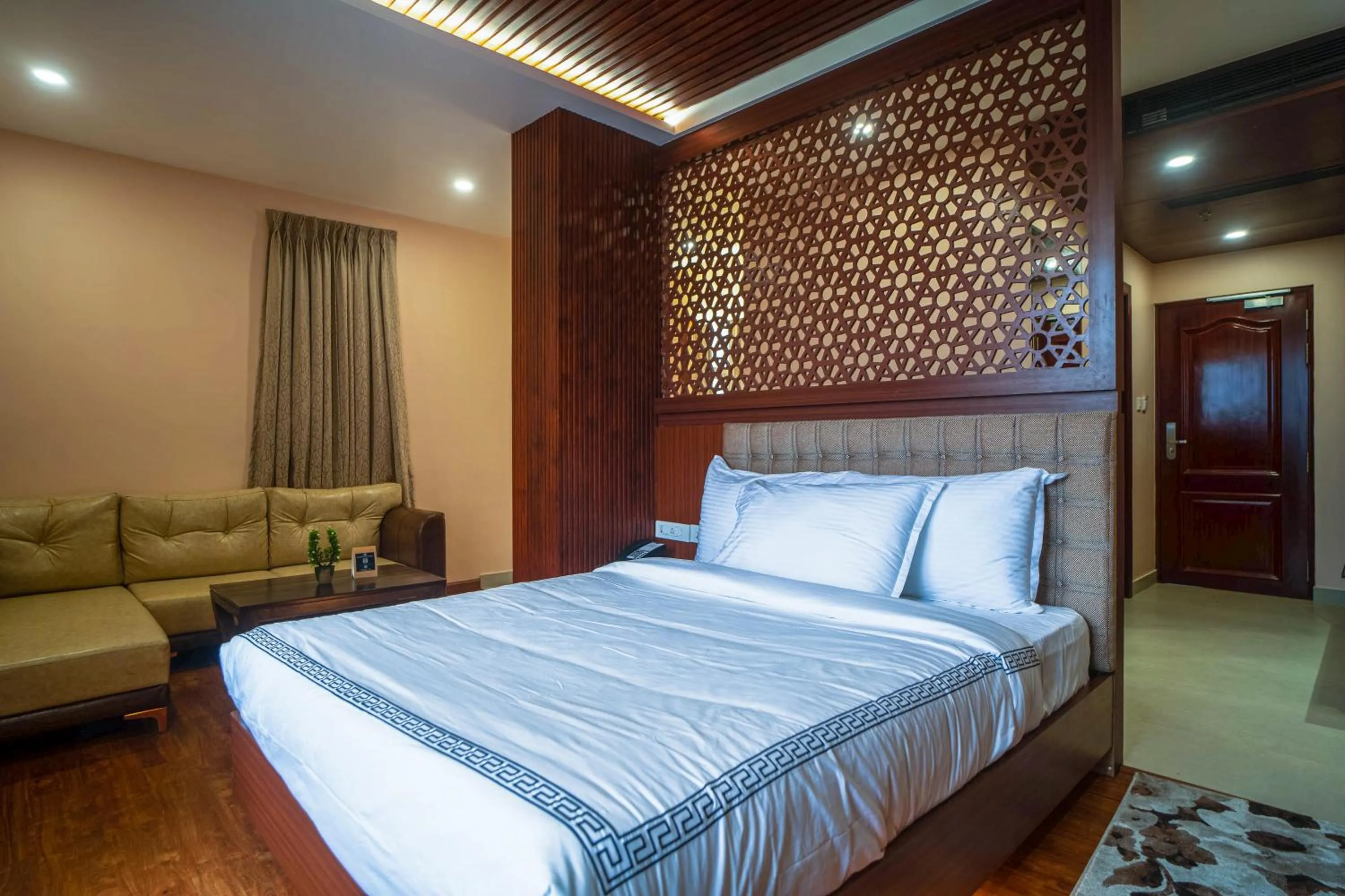 Bed in Mansha Palace