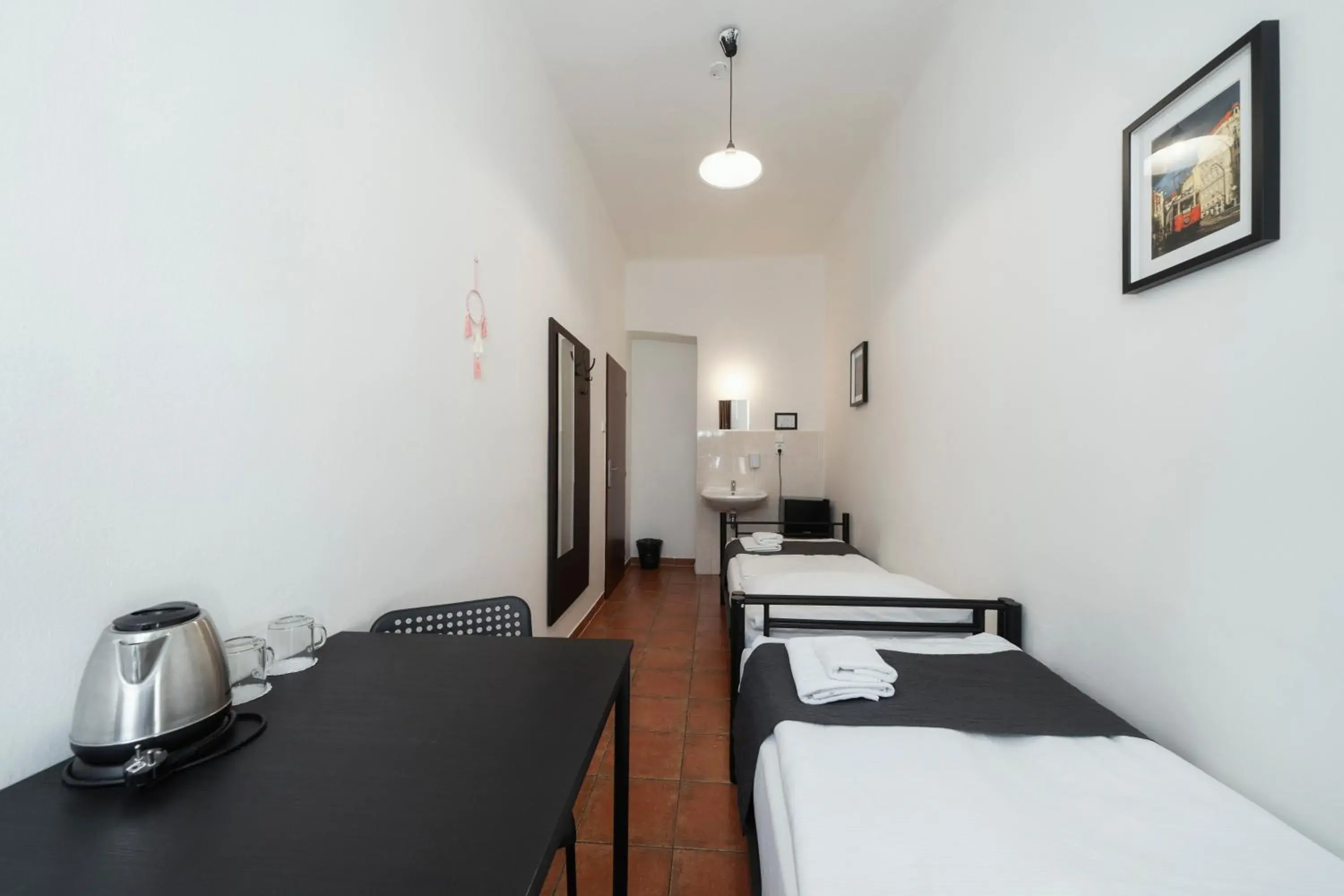 Twin Room with Shared Bathroom in Pension 15 Homér Twin Room with Shared Bathroom in Pension 15 Homér