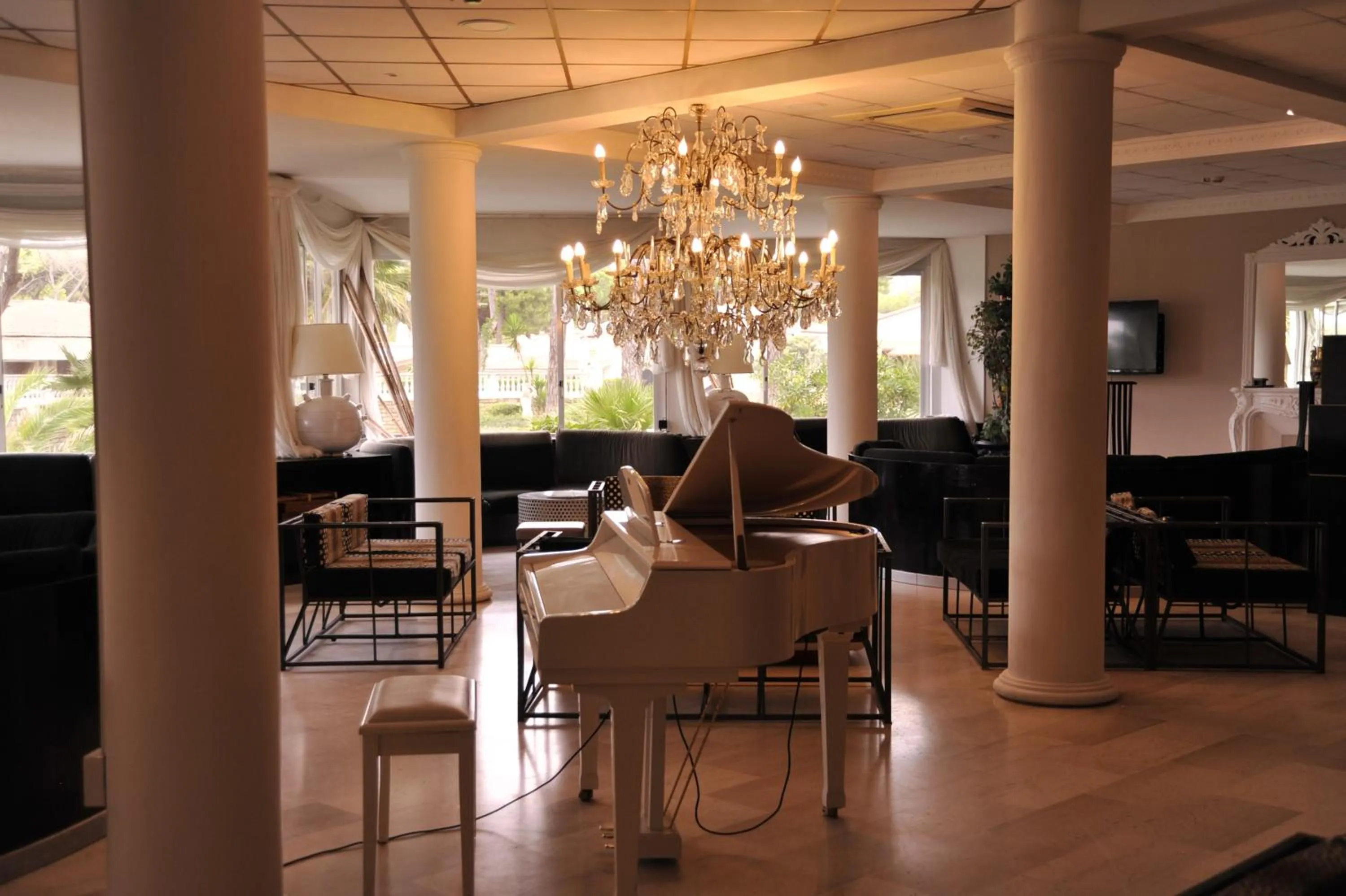 Lobby or reception in Domizia Palace Hotel