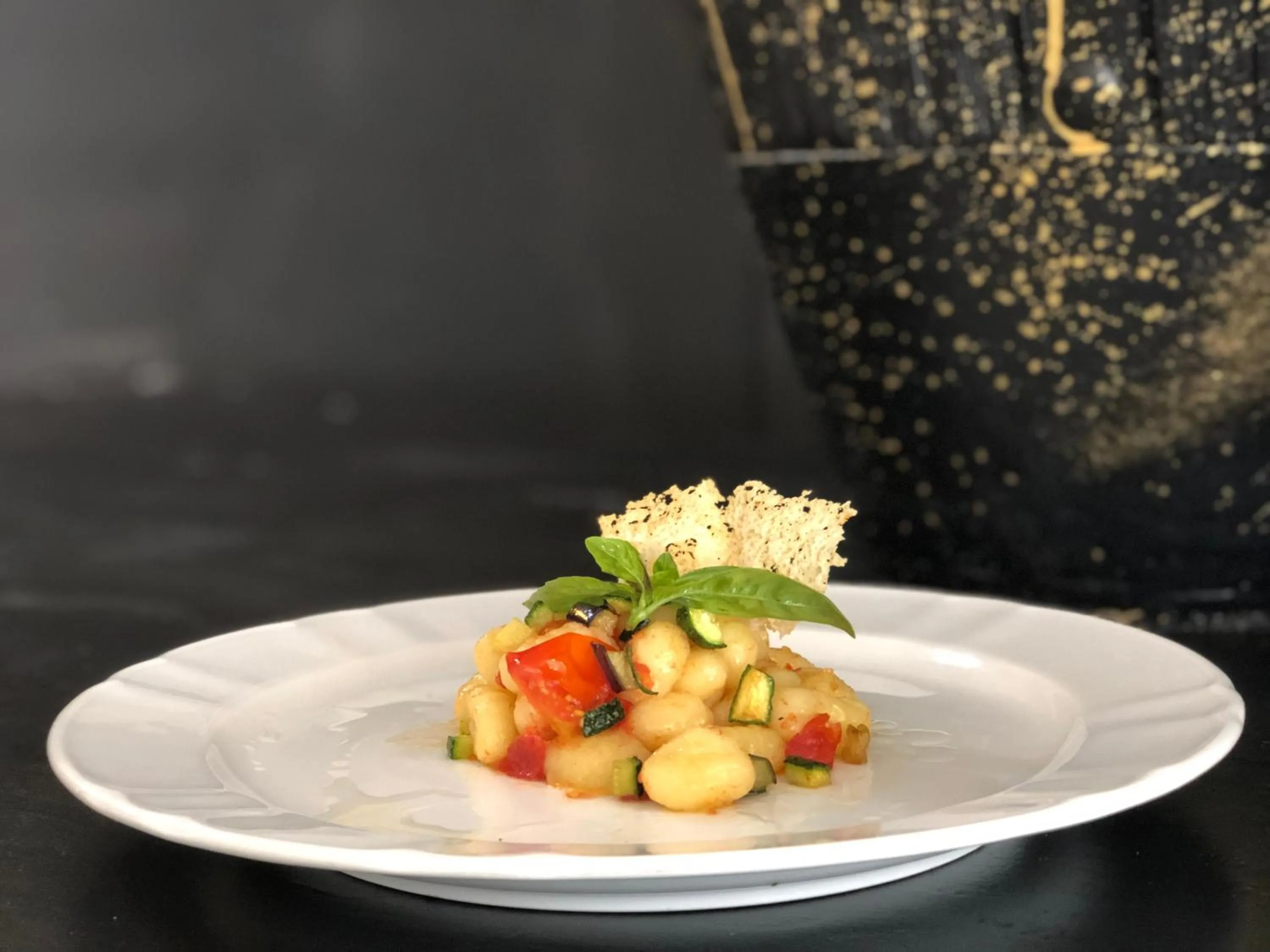 Food close-up in Domizia Palace Hotel