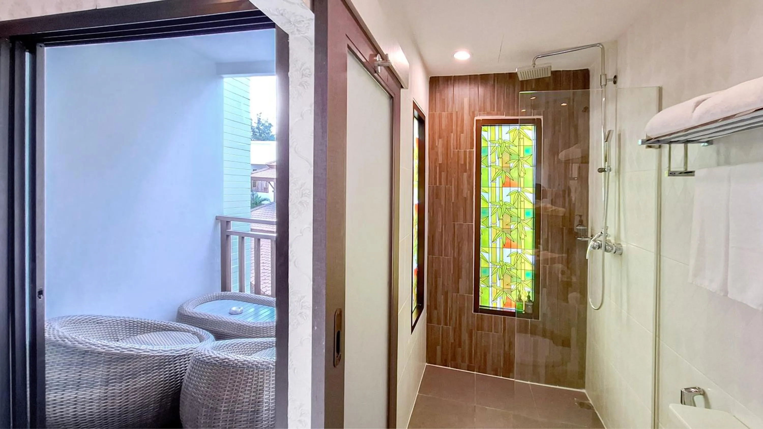 Shower in Quality Beach Resorts and Spa Patong