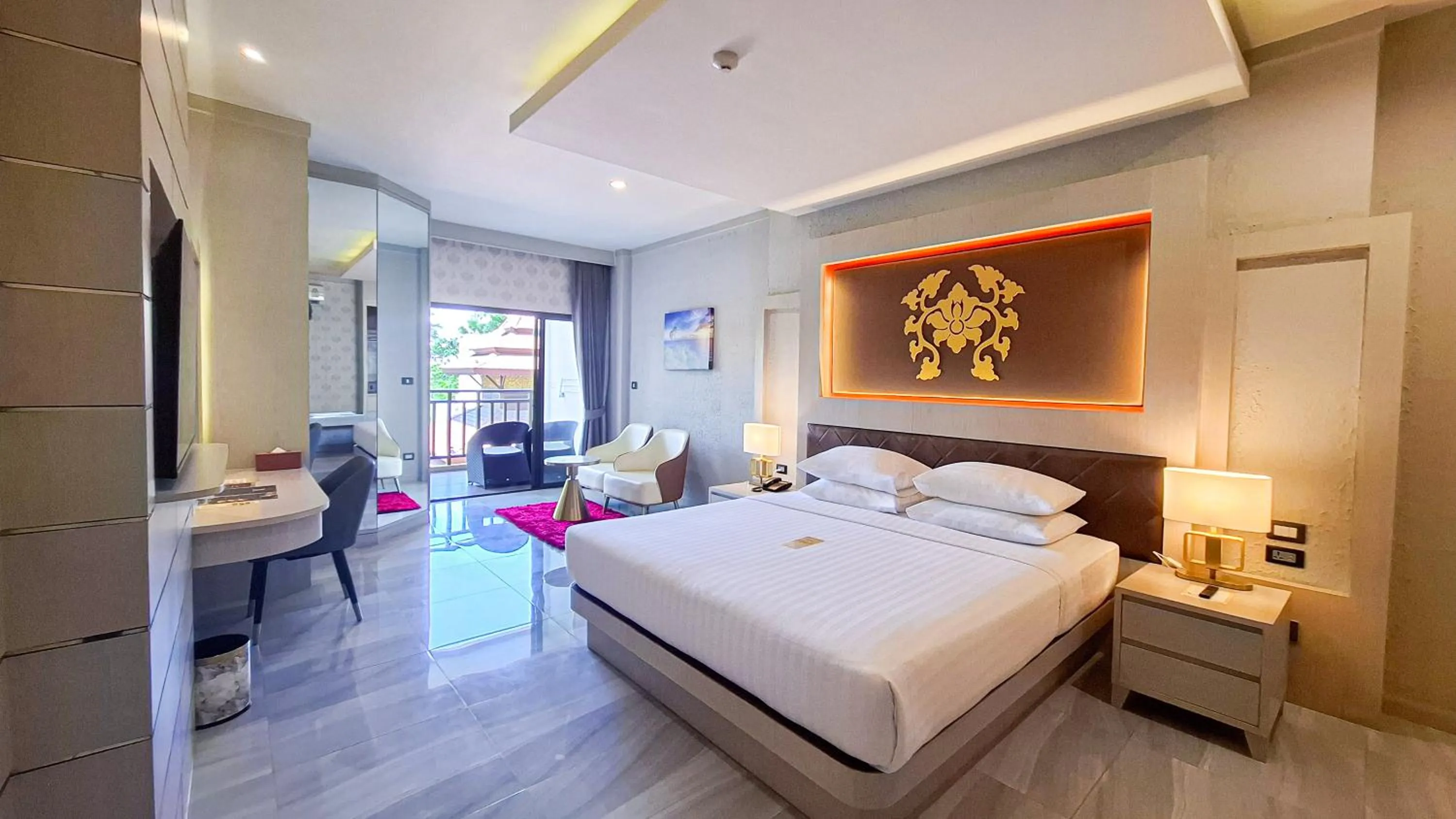 Bed in Quality Beach Resorts and Spa Patong
