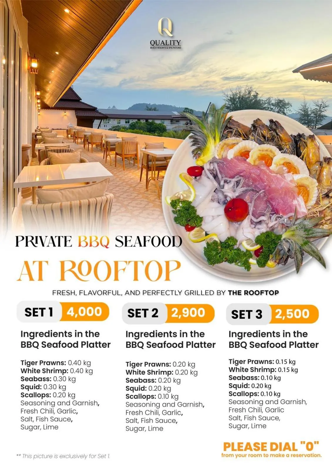 BBQ facilities in Quality Beach Resorts and Spa Patong