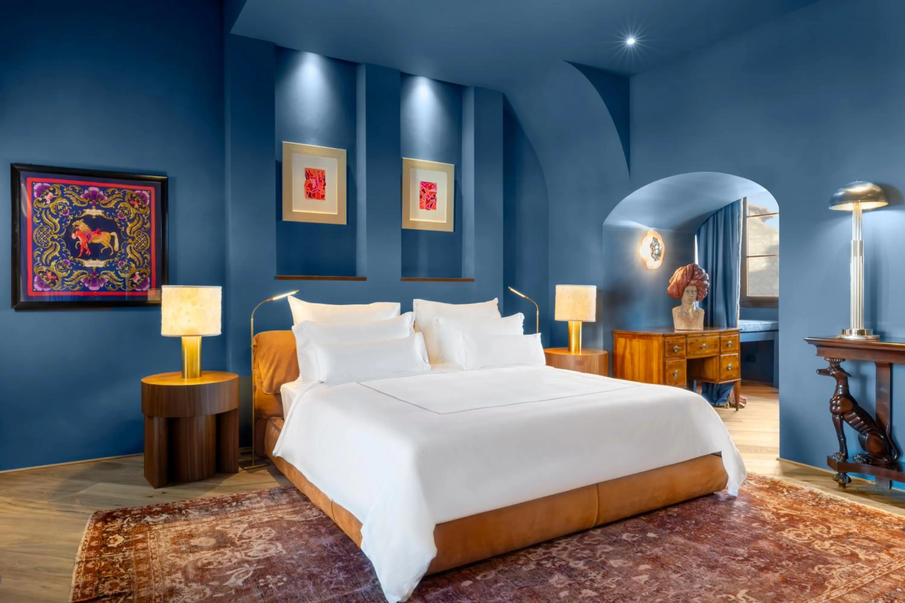 Bedroom, Bed in The James Suite Hotel Firenze 1564 - Small Luxury Hotels of the World