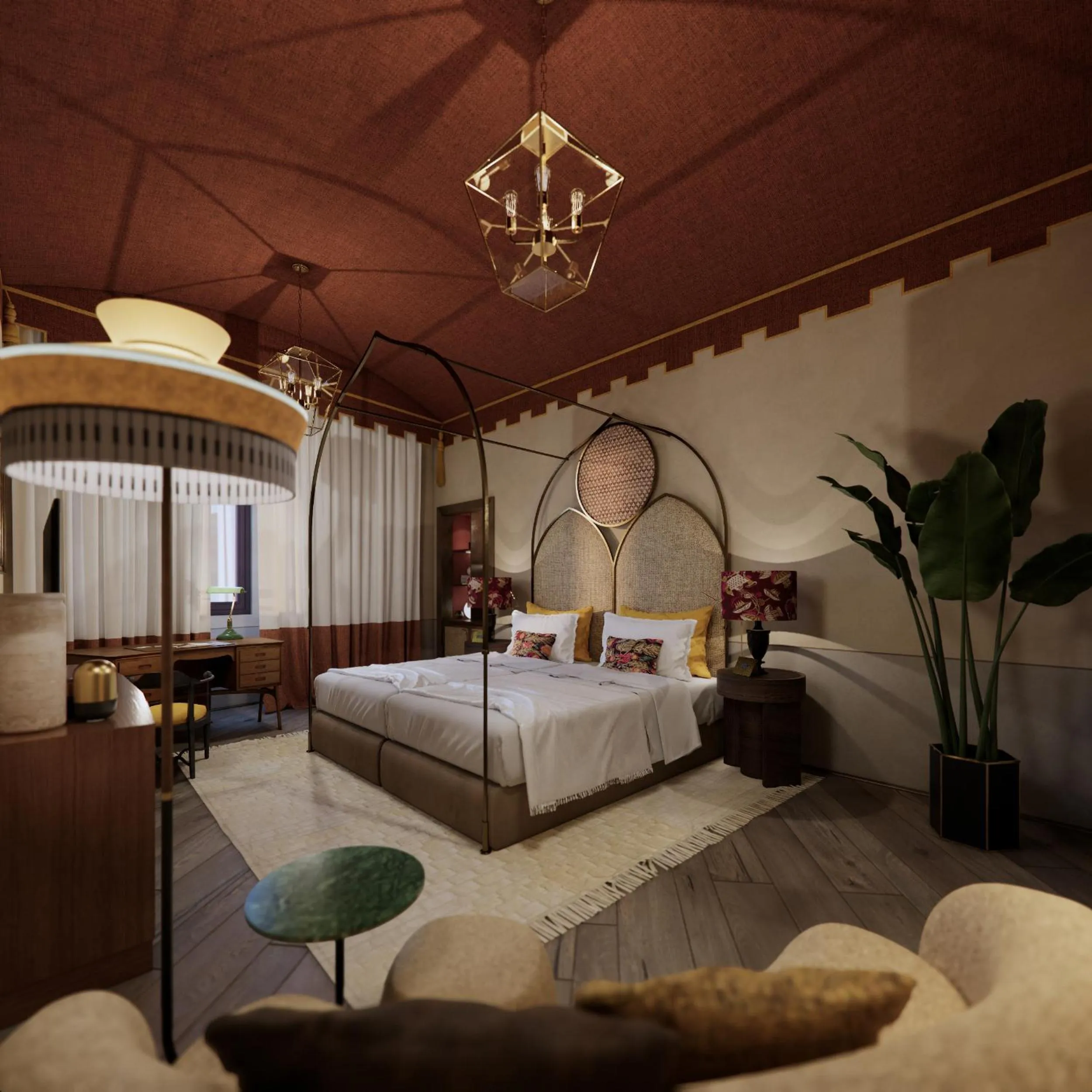 Bed in The James Suite Hotel Firenze 1564 - Small Luxury Hotels of the World