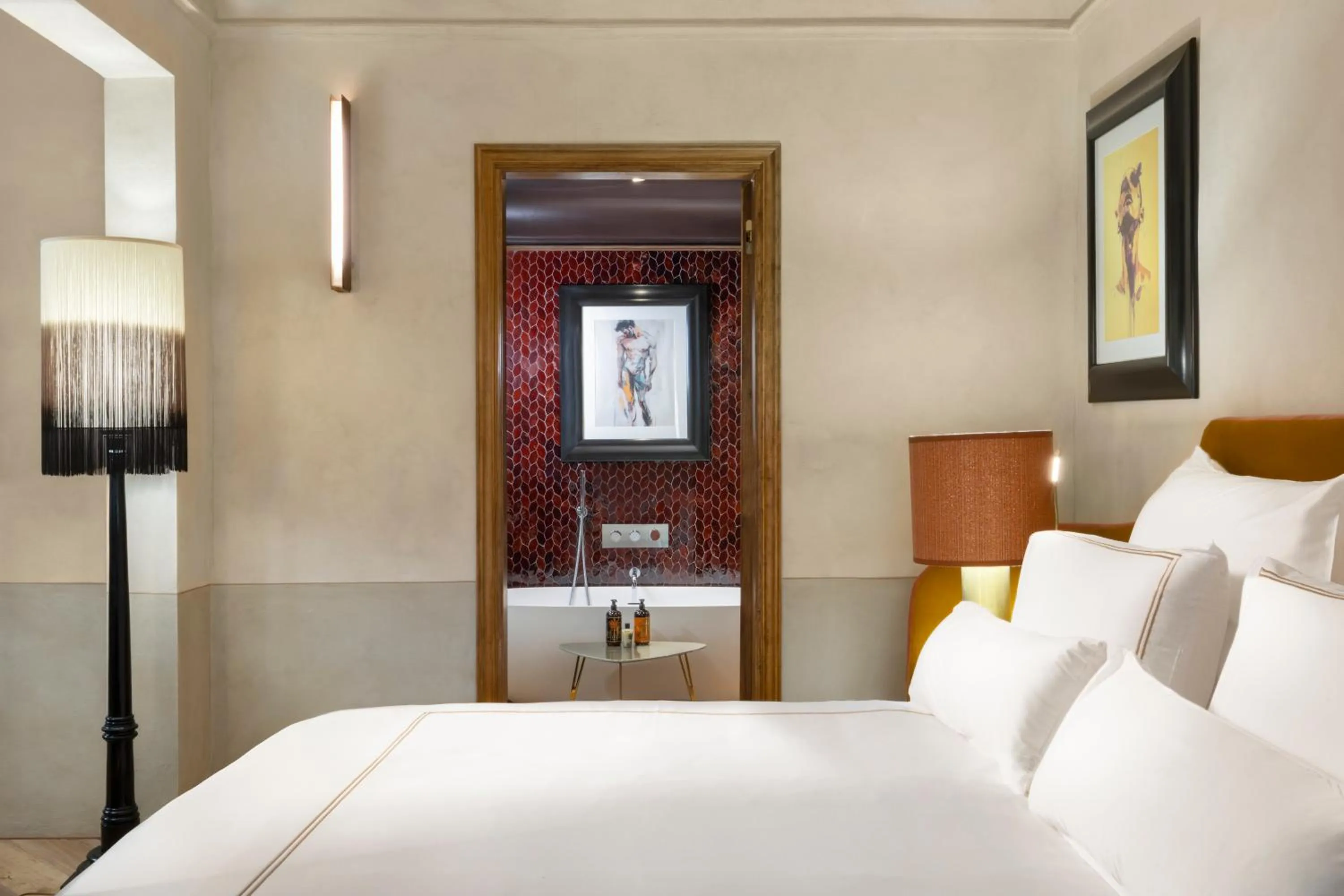 Bedroom, Bed in The James Suite Hotel Firenze 1564 - Small Luxury Hotels of the World