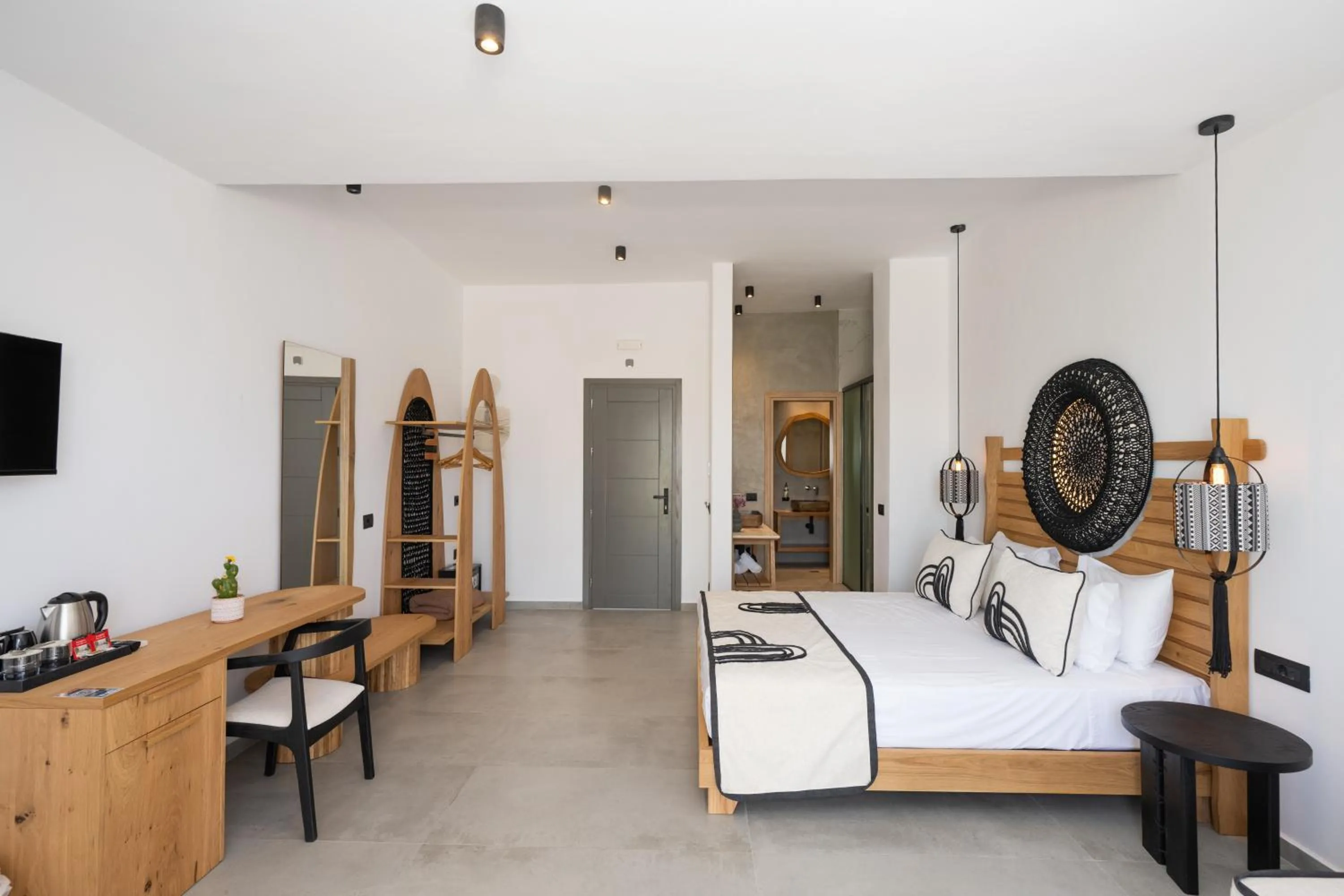 Bed in Le Palme Mykonos