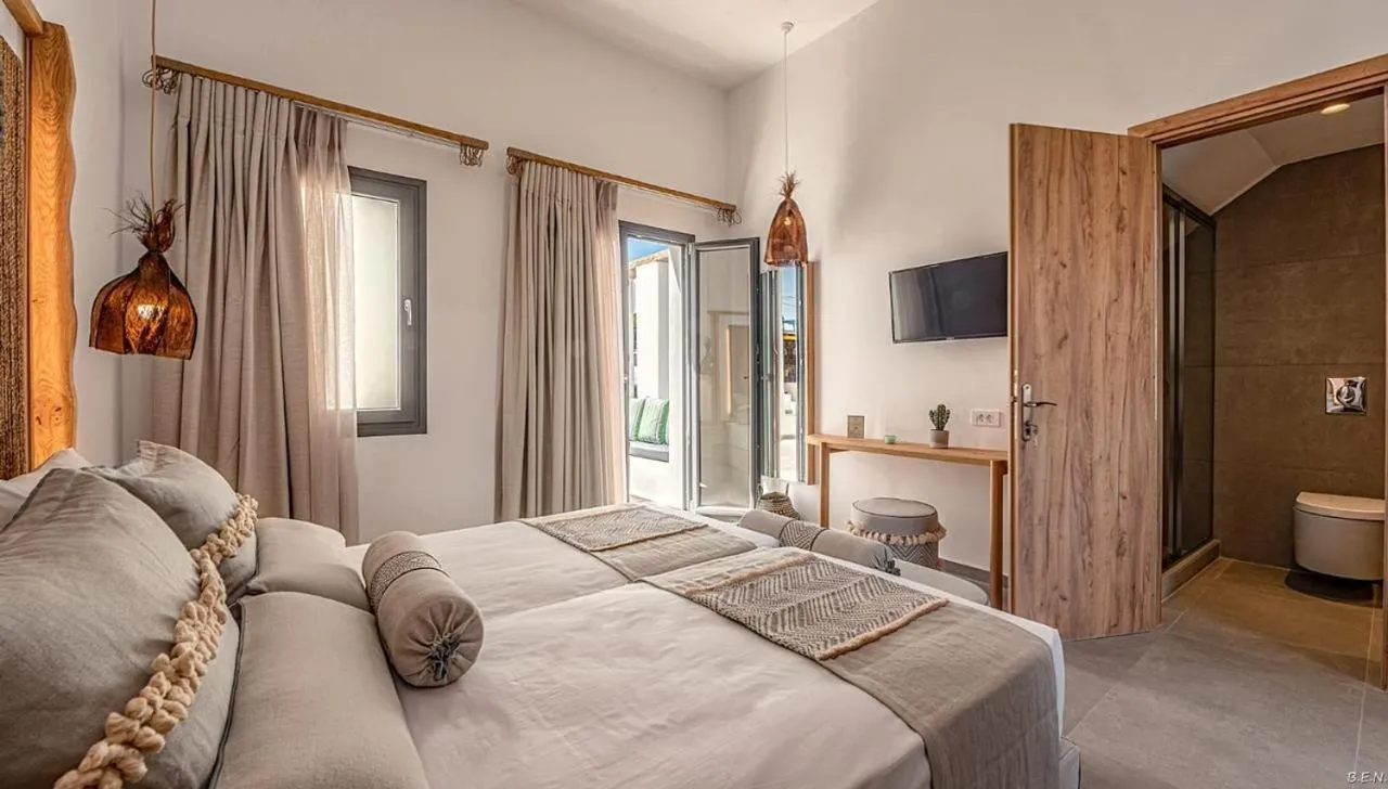 Bed in Le Palme Mykonos